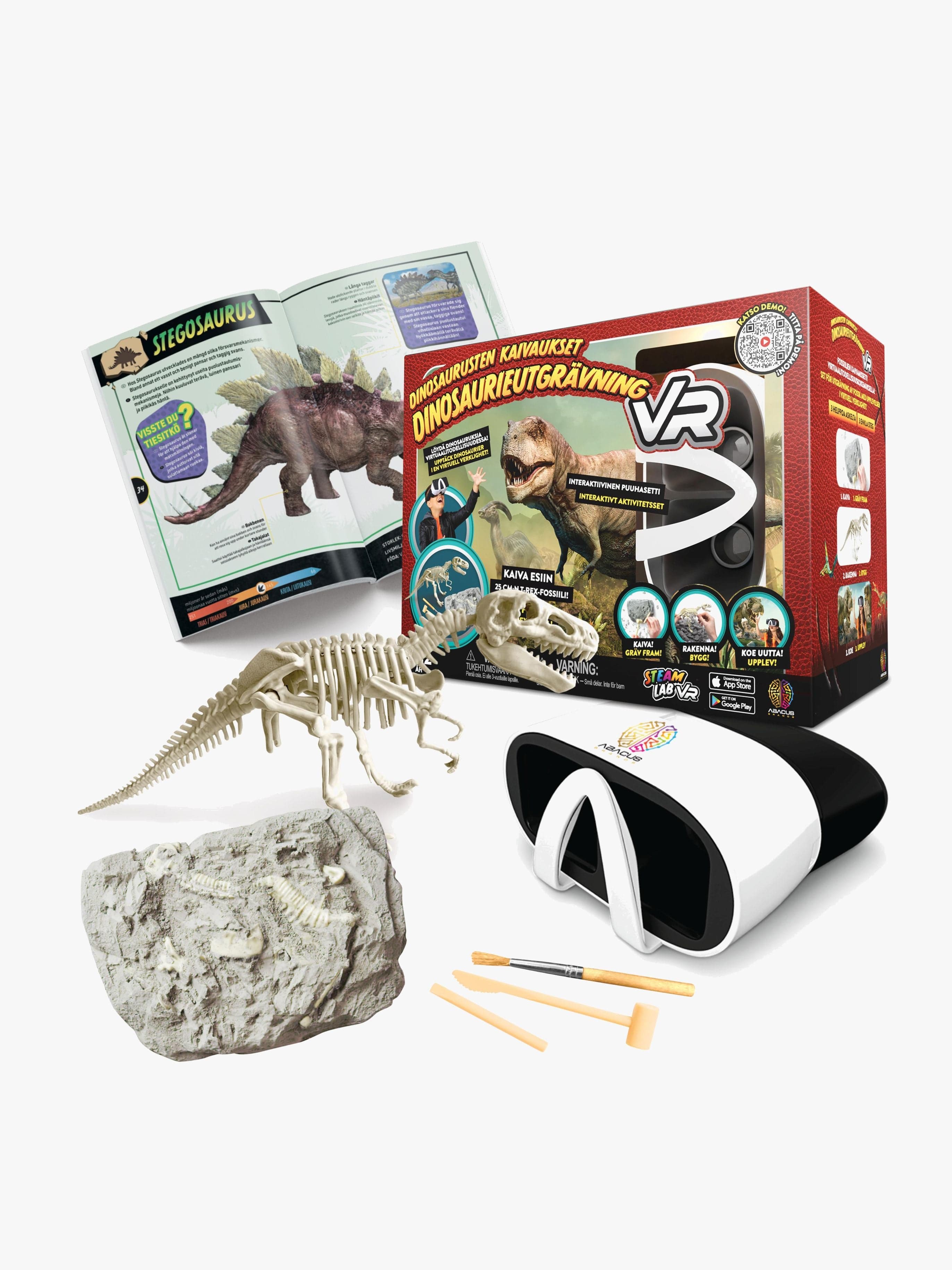 Steam Lab VR Dino-kaivaukset Puuhasetti