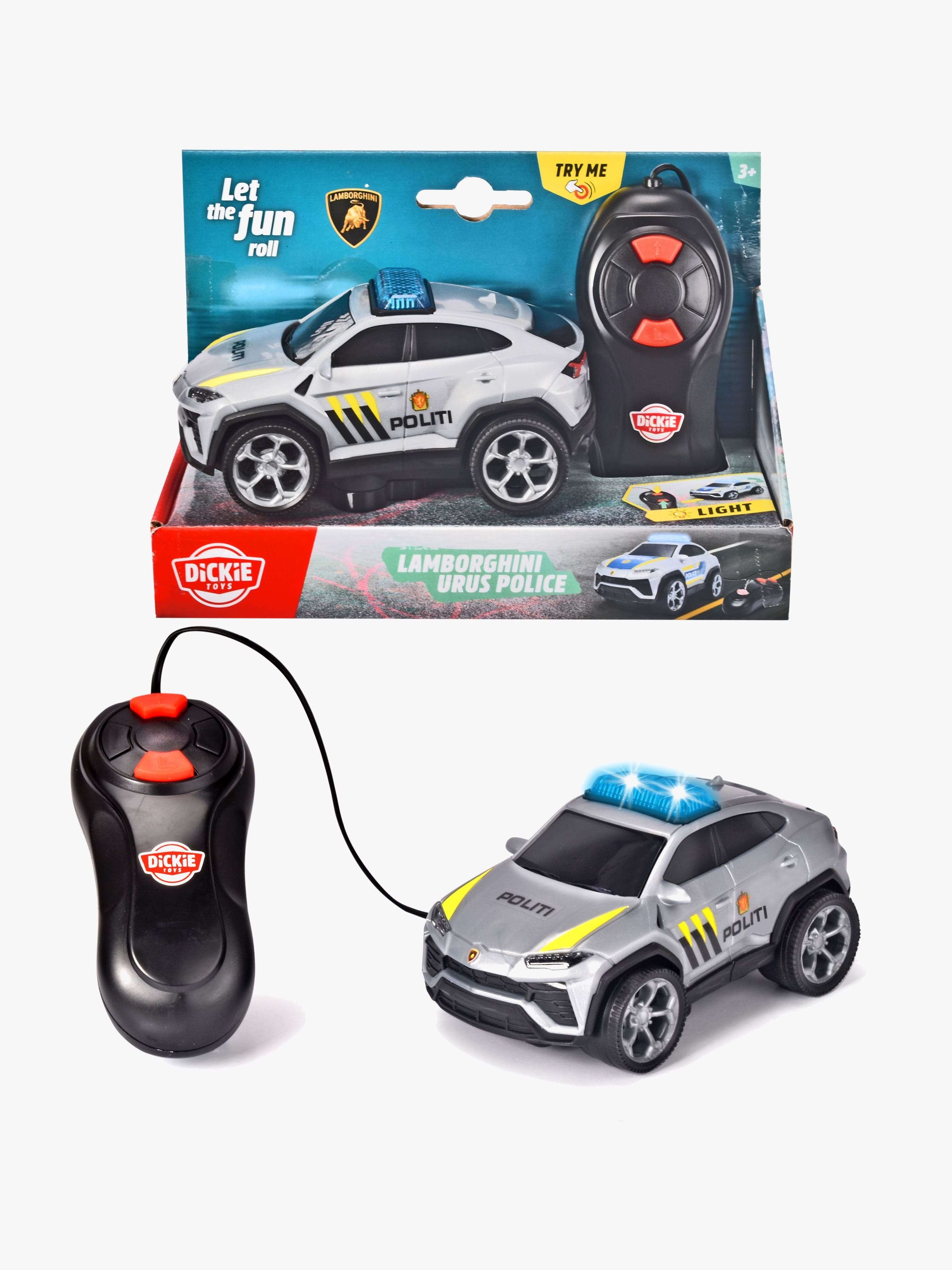 Dickie Toys Norjalainen Poliisiauto Lamborghini Urus Ohjattava