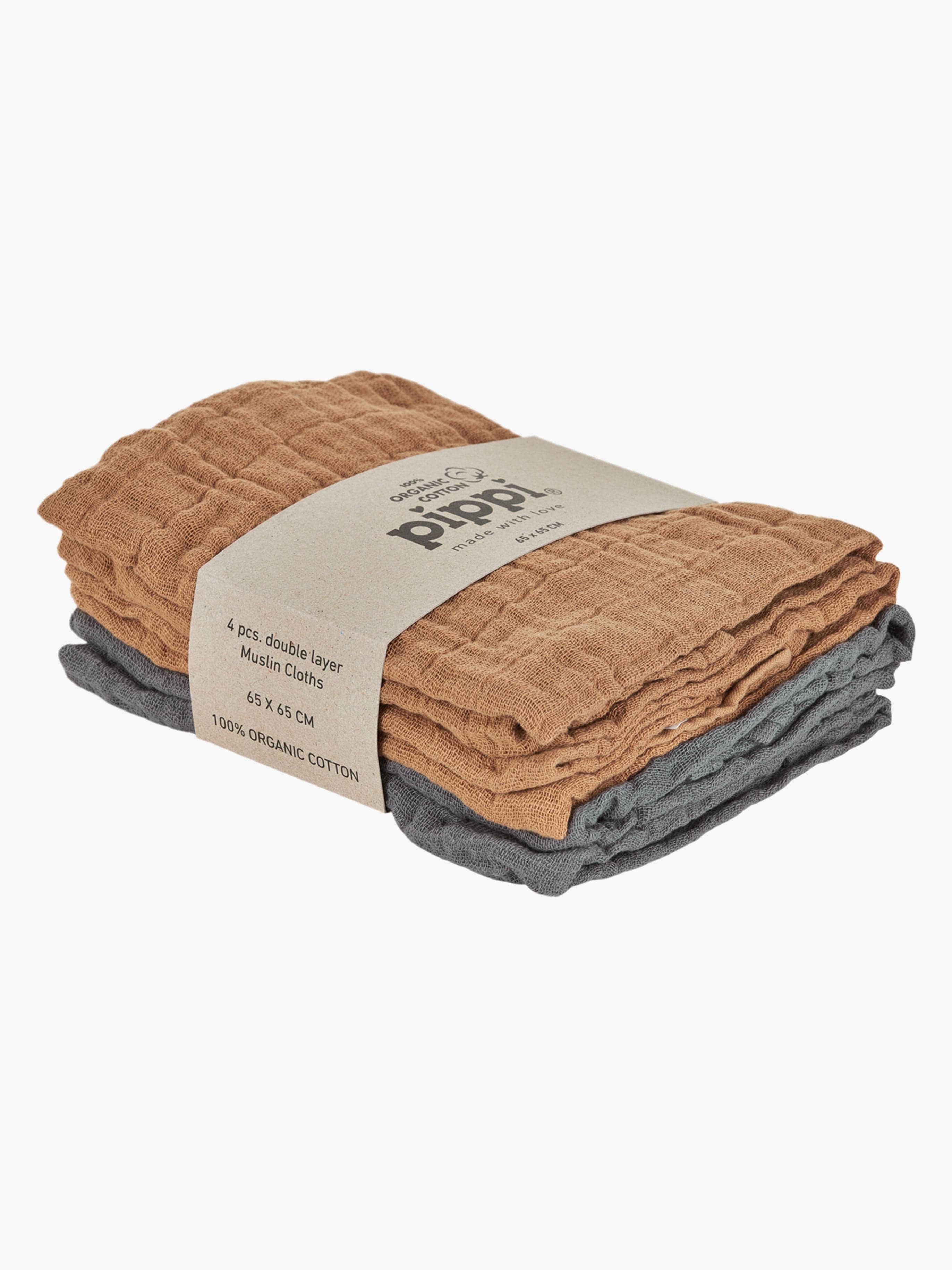 Pippi Musliiniliinat 4-pack, Indian Tan