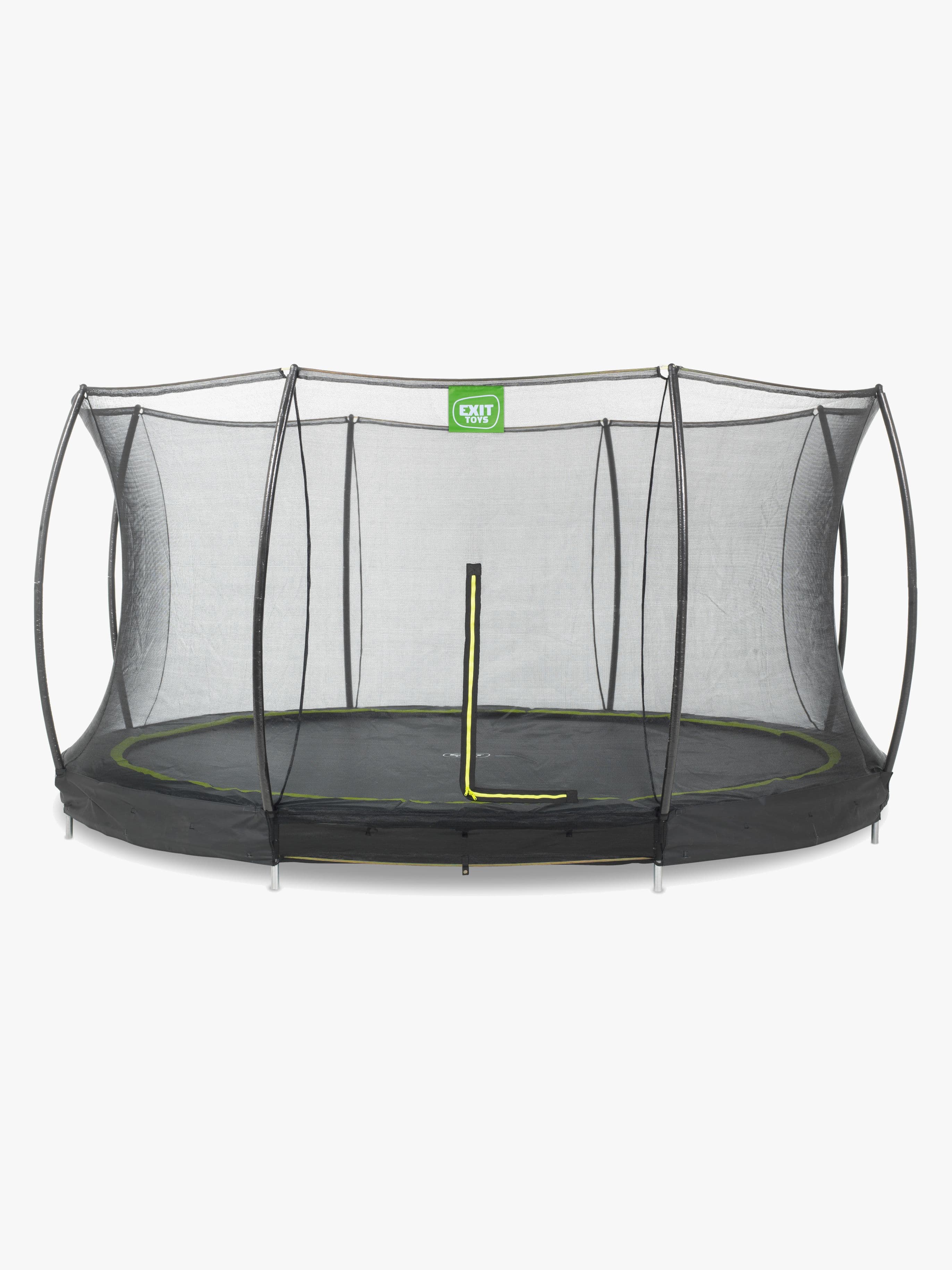 EXIT Maahan Upotettava Trampoliini + Turvaverkko 427 cm