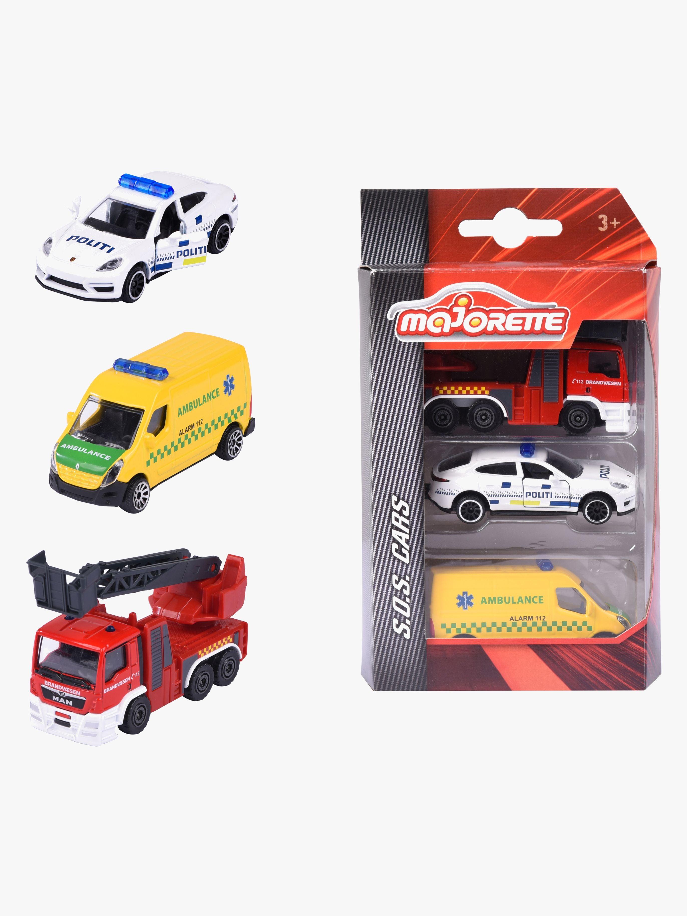 Majorette Tanskalaiset Pelastusautot 3-Pack