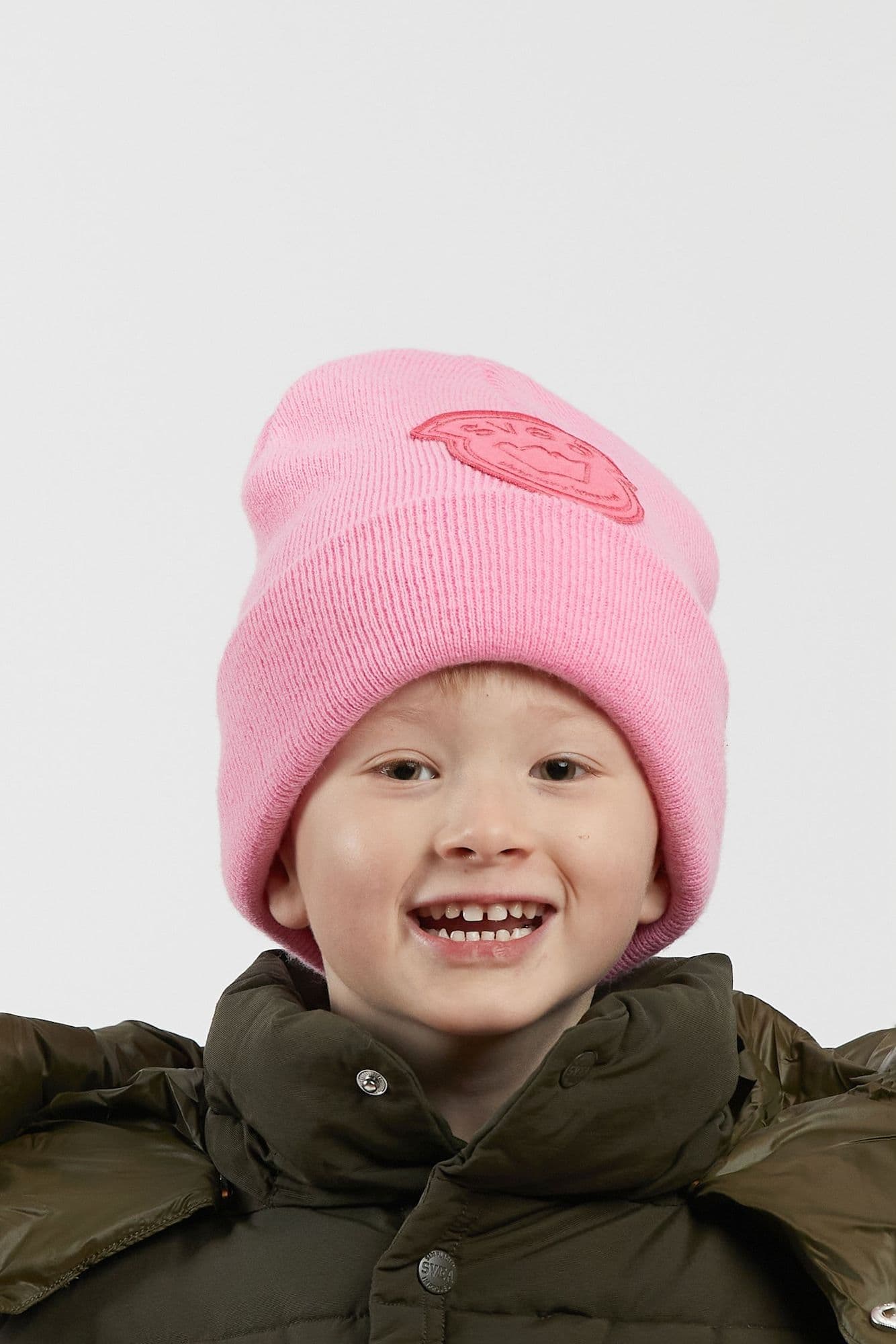 Svea Big Felt Badge Pipo, Cool Pink