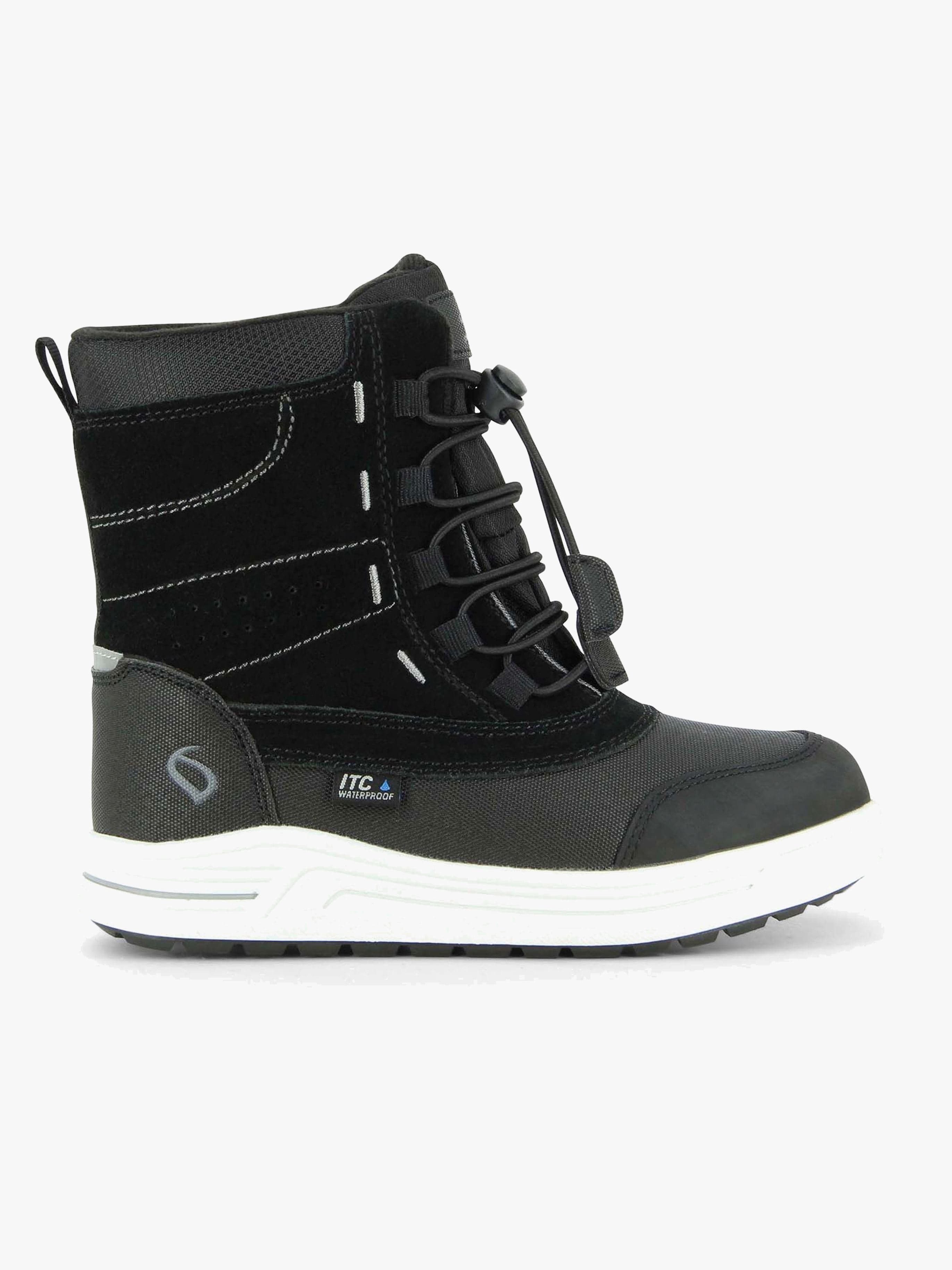 Leaf Jaren Talvikengät, Black, Koko 31