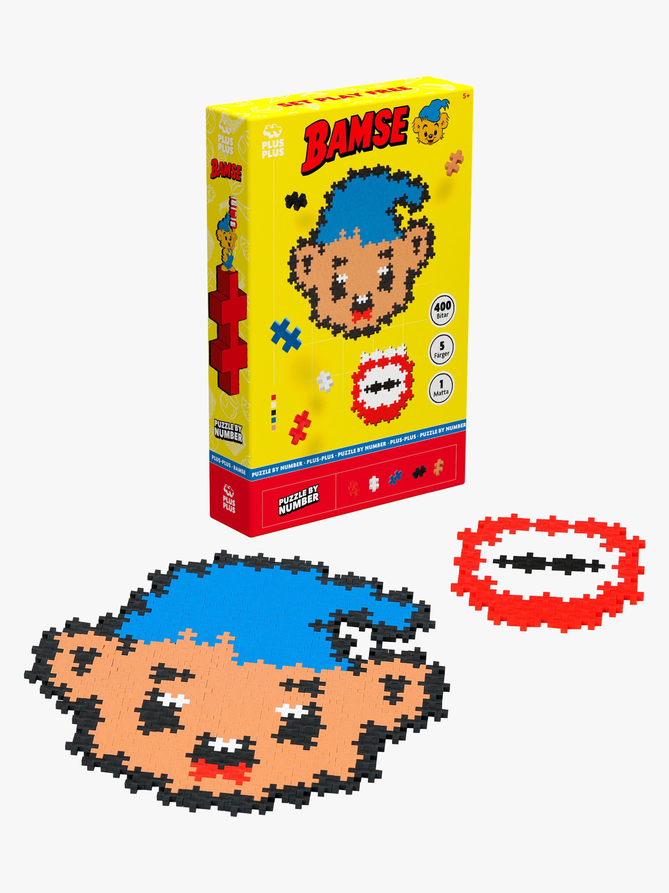 Plus-Plus Bamse & Dunderhonung Rakennussarja 400