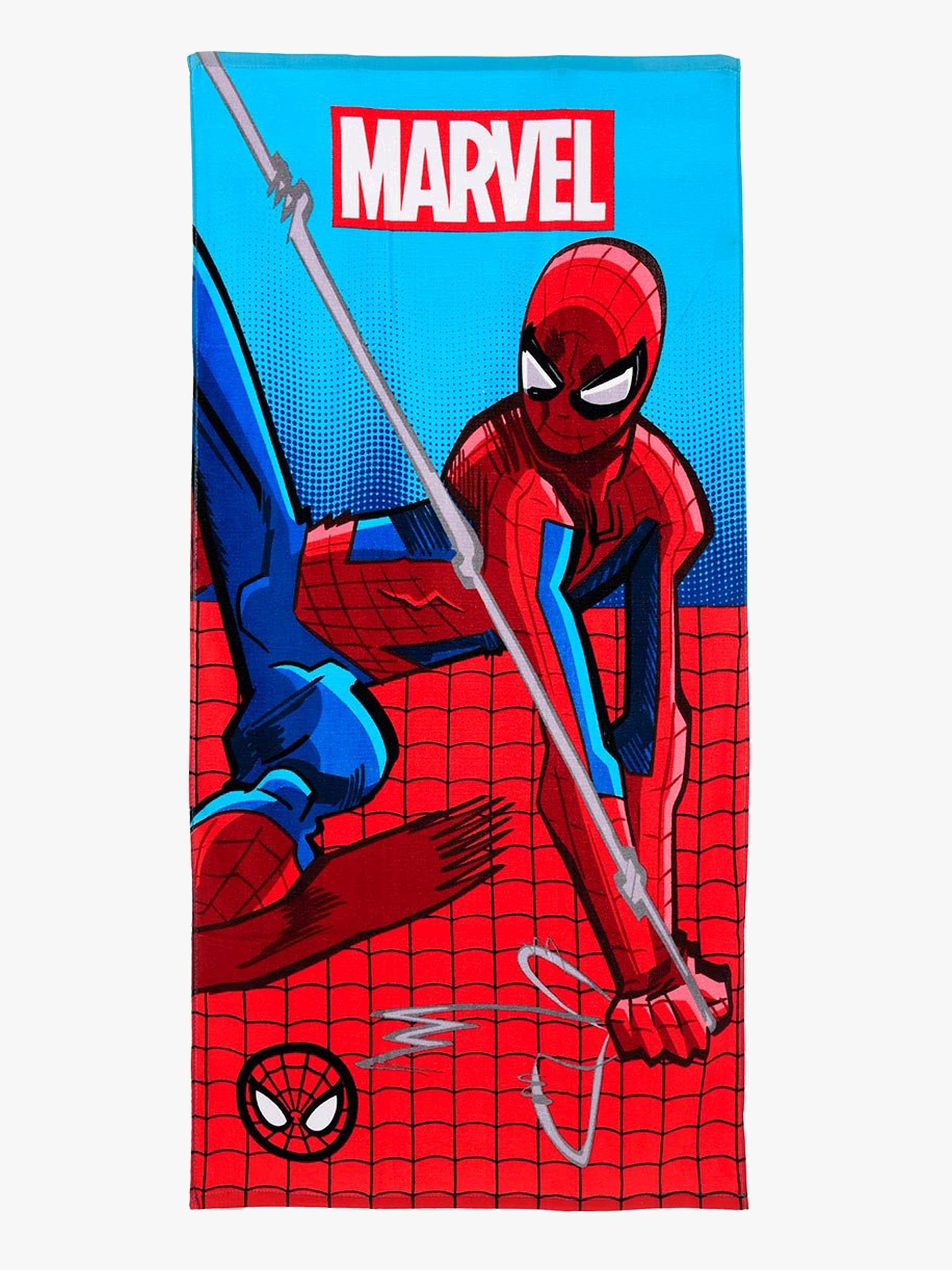 Marvel Spider-Man Pyyhe 100% Puuvilla, Punainen