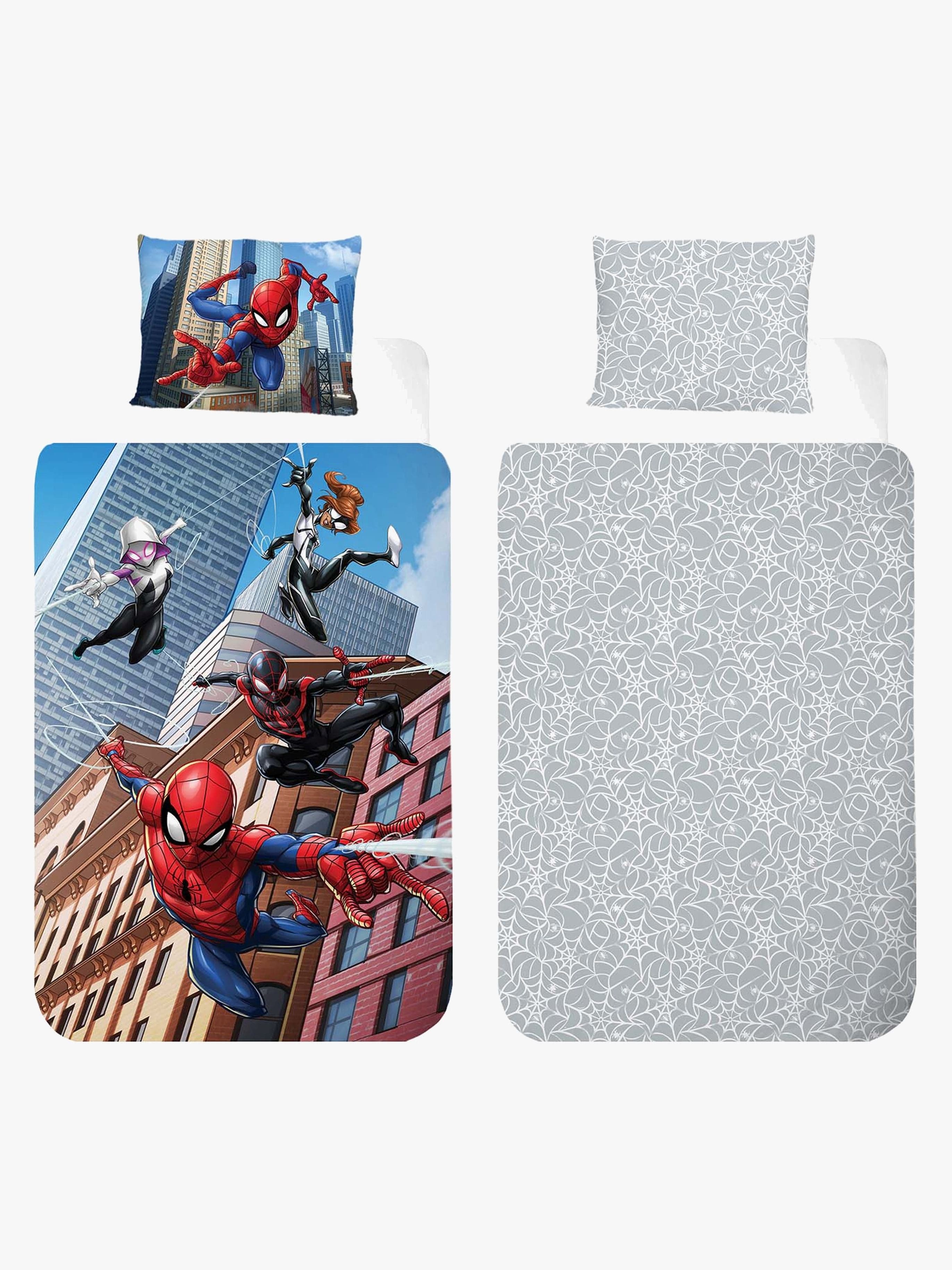 BrandMac Pussilakanasetti Spider-Man 140x200, Sininen