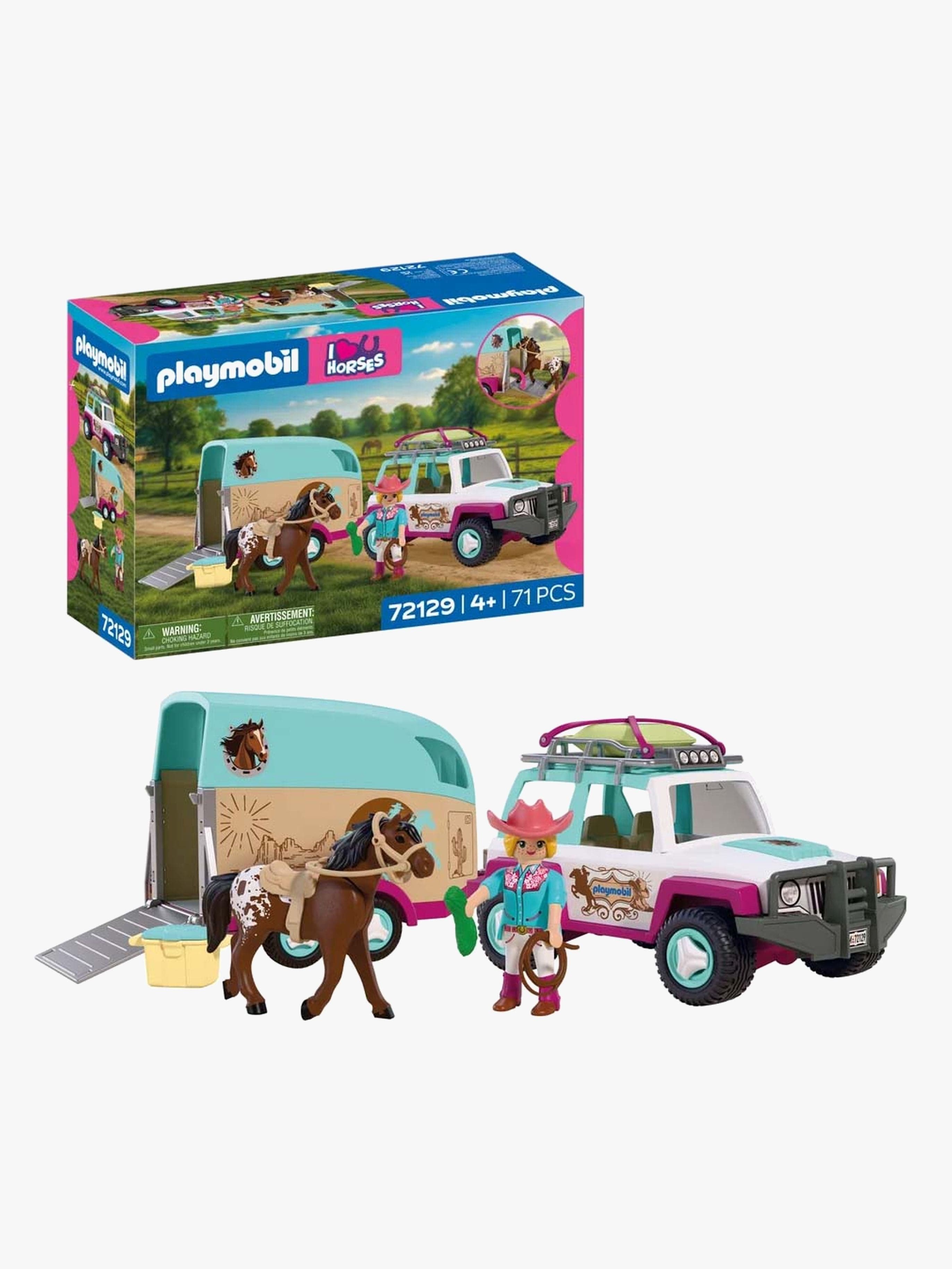 Playmobil I Love Horses 72129 Ajoneuvo Ja Hevoskuljetusvaunu
