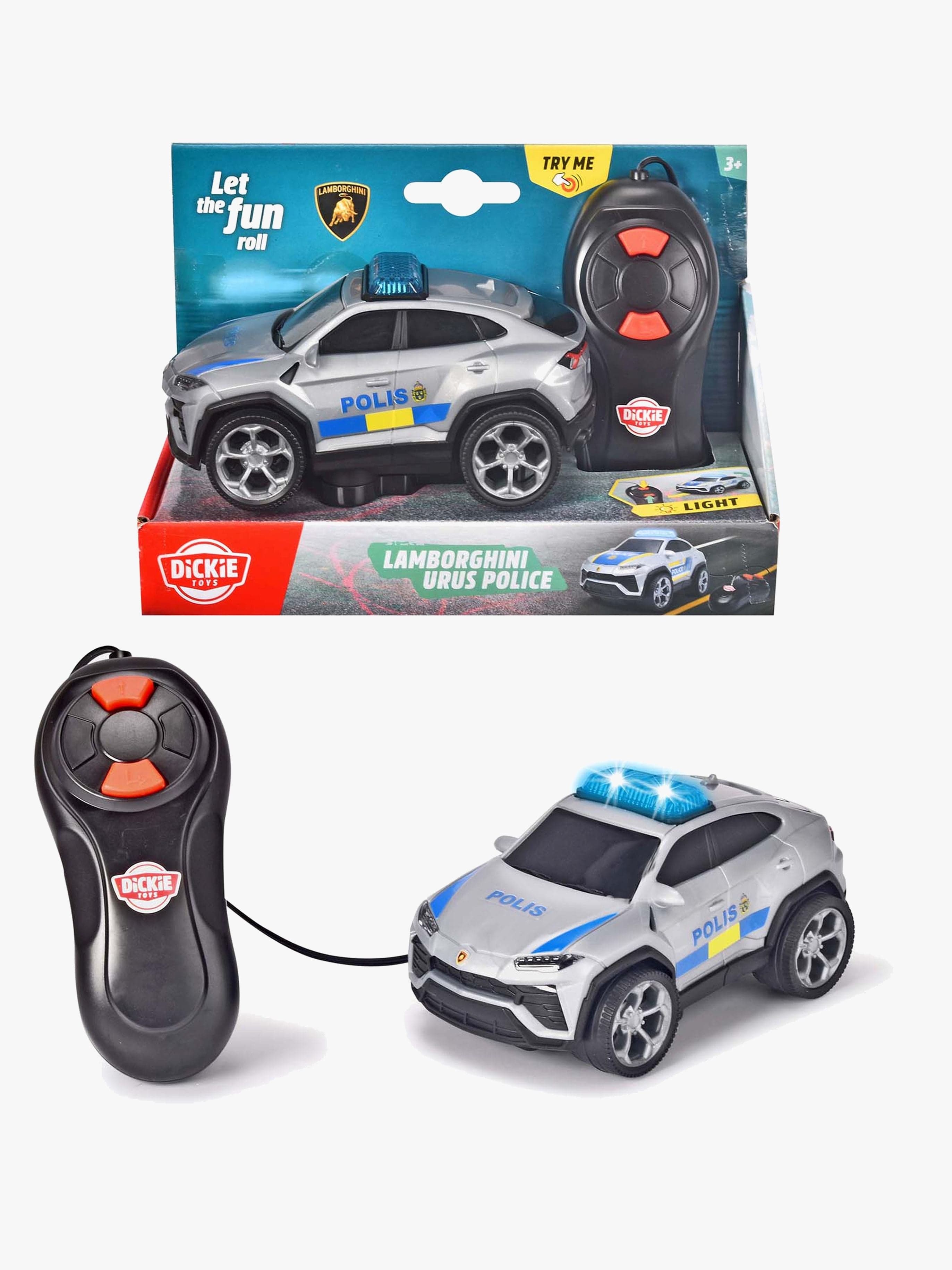 Dickie Toys Ruotsalainen Poliisiauto Lamborghini Urus Ohjattava