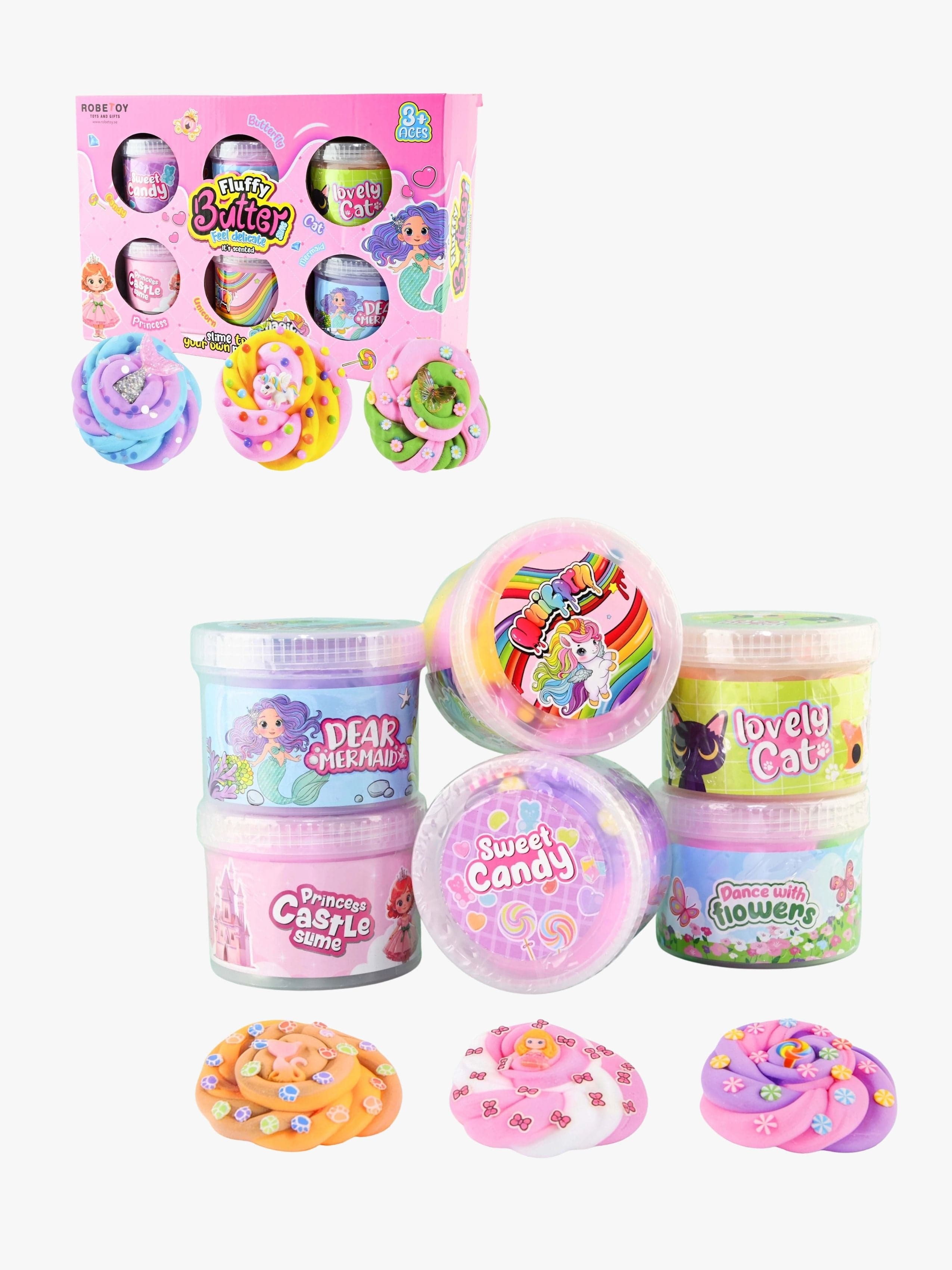 Robetoy Slime Tuoksuva 6-pack