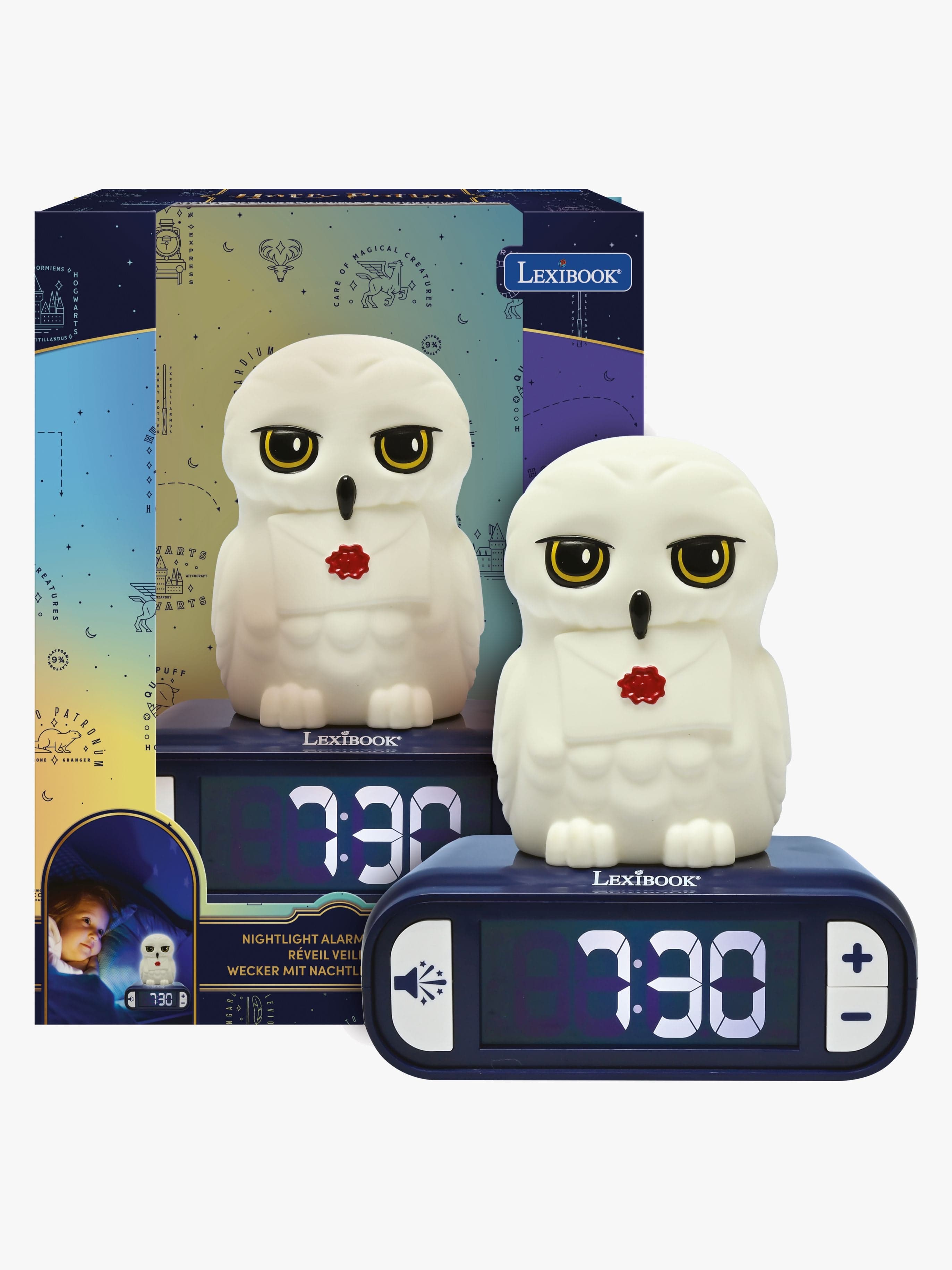 Harry Potter Hedwig Digitaalinen Herätyskello + Yövalo