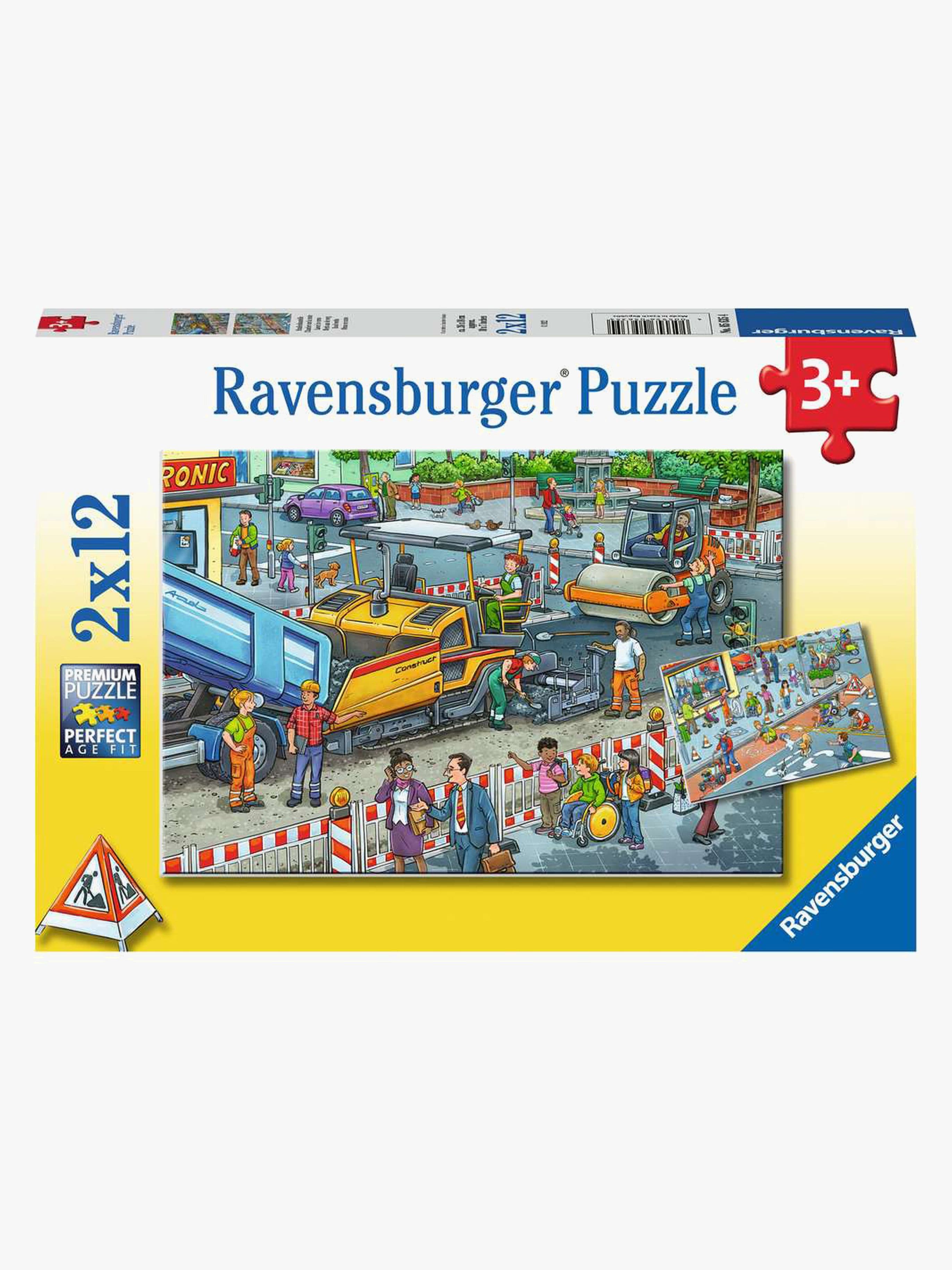 Ravensburger Palapelit Road Construction Site 2x12