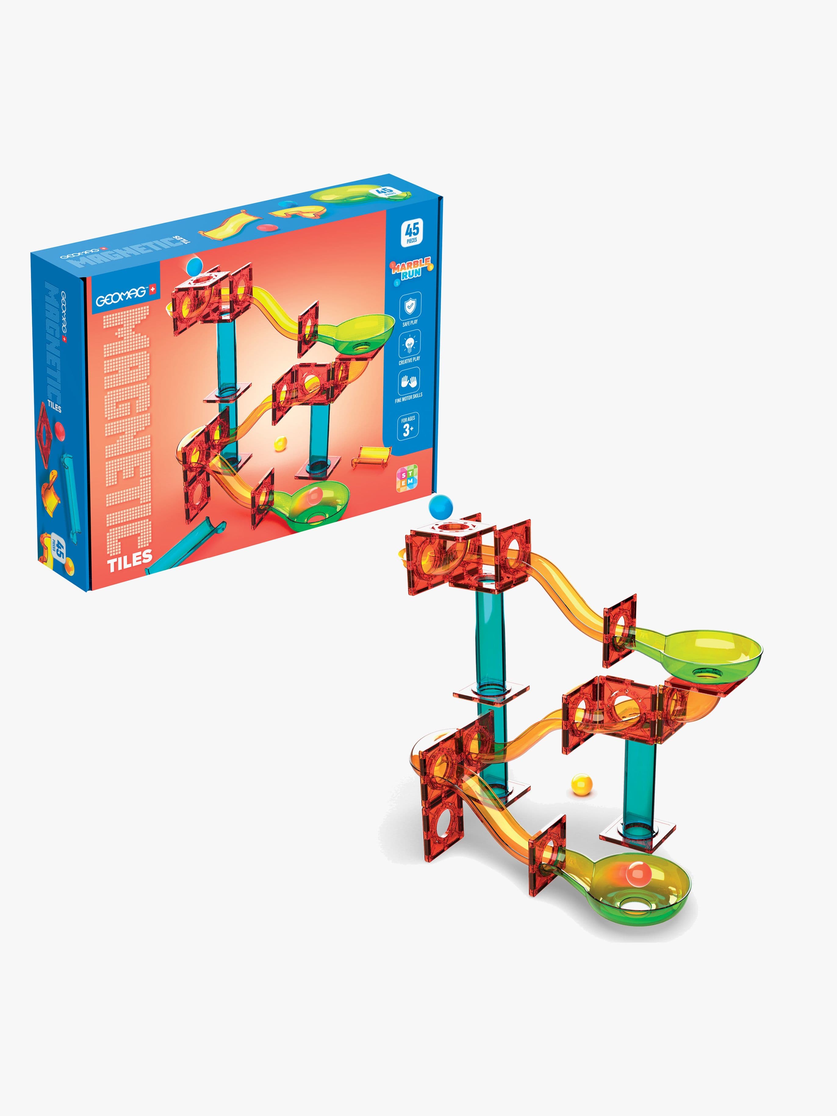 Geomag Magneettinen Rakennussarja Marble Run 45 Osaa