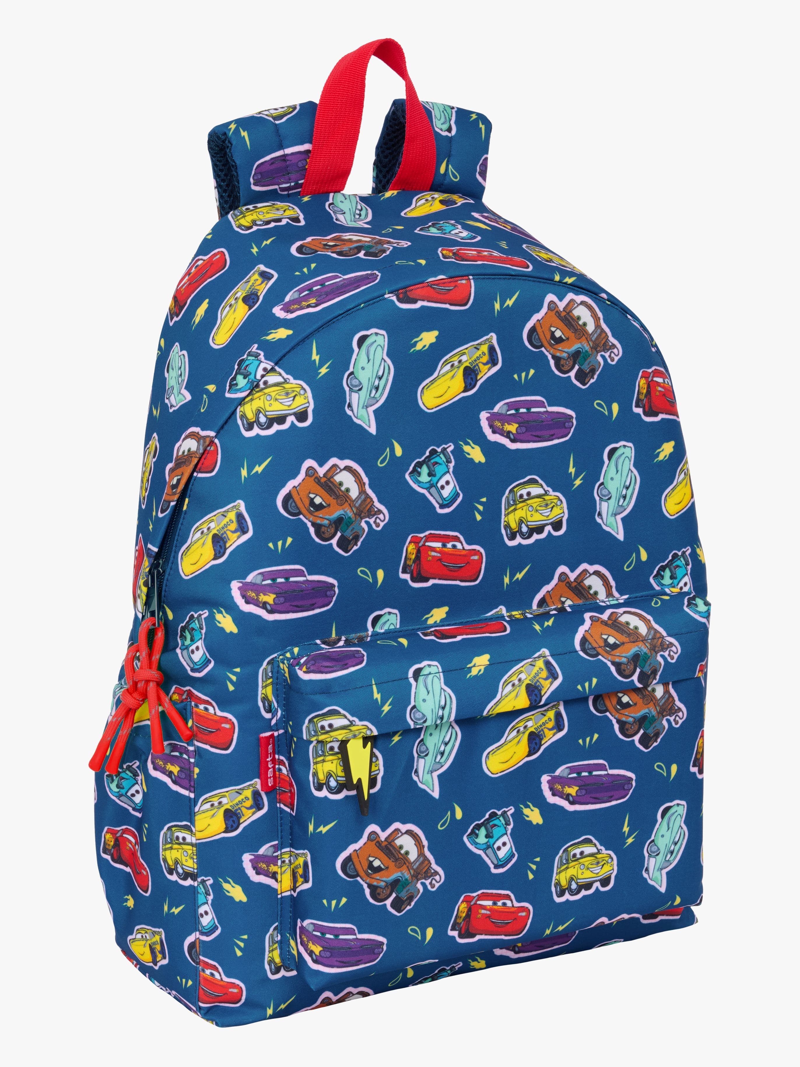 Disney Autot Laptop Reppu 17L, Racing Tummansininen