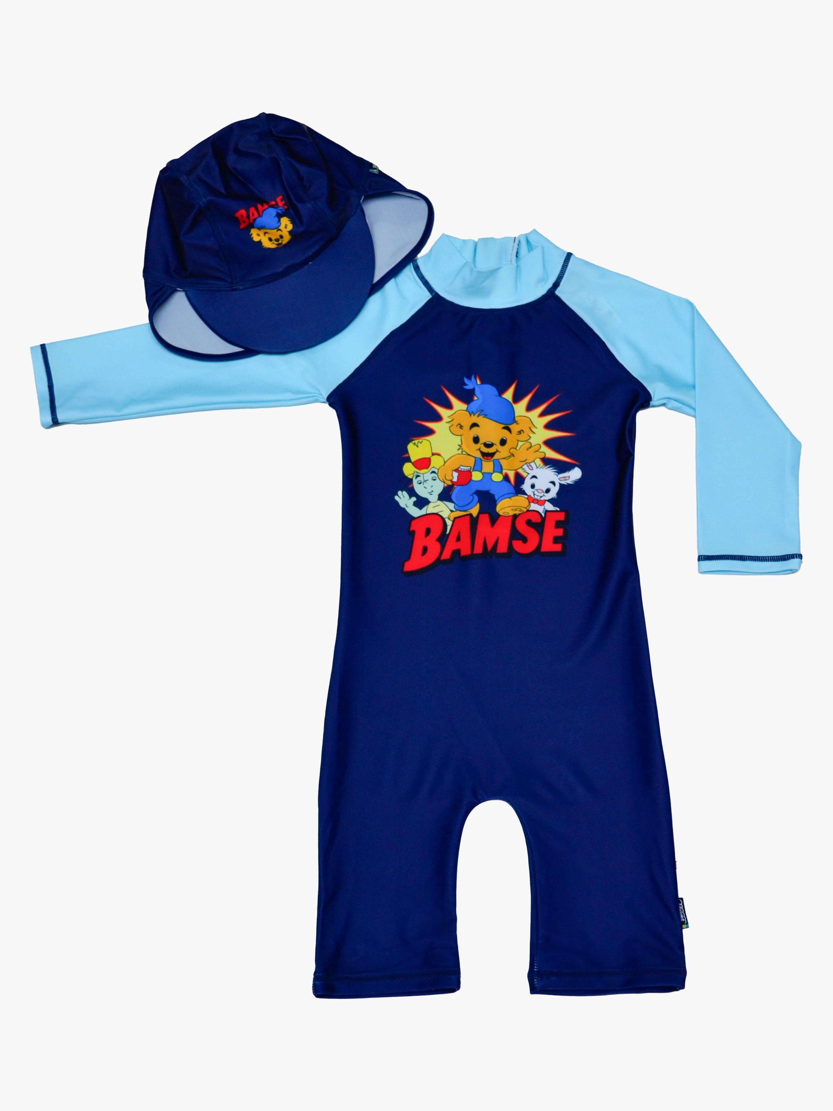 Swimpy Bamse UV-Asu 2 Osaa, Sininen, 74-80