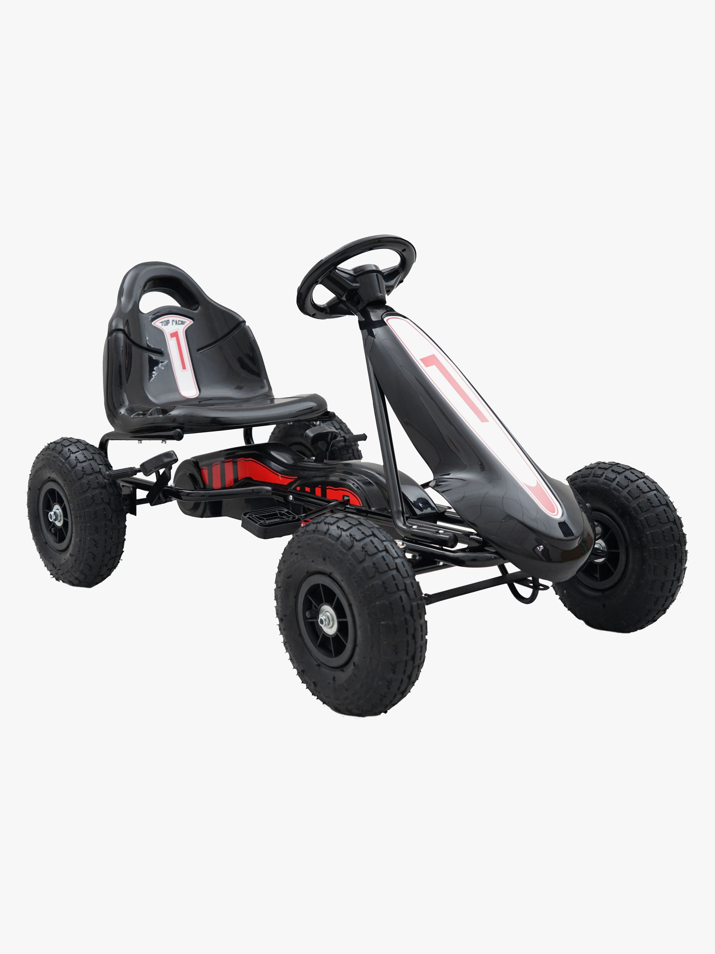 Alex"'s Garage Polkuauto Go-kart, Musta