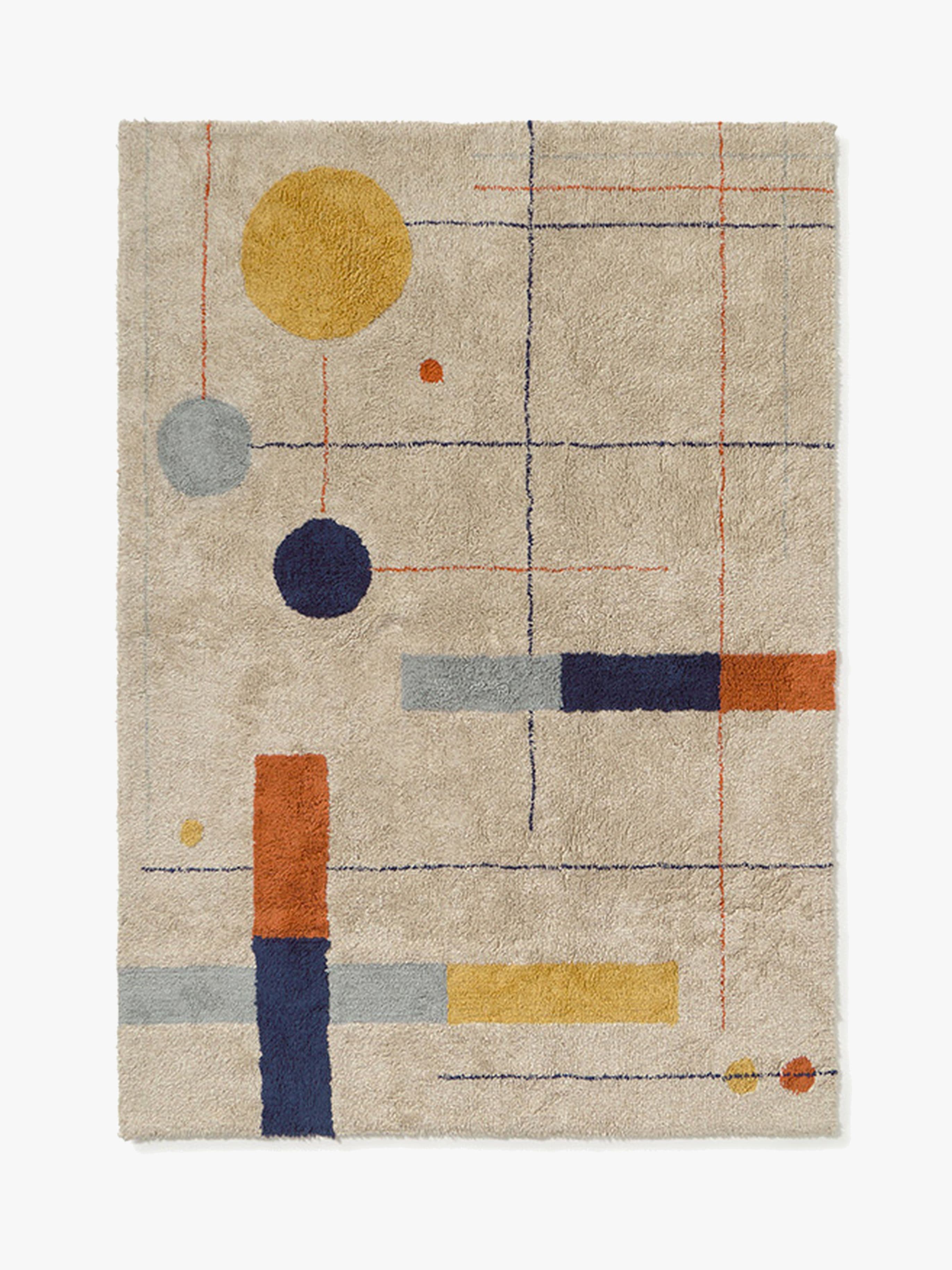 Lorena Canals Pestävä Matto Geometriset Muodot 140x200