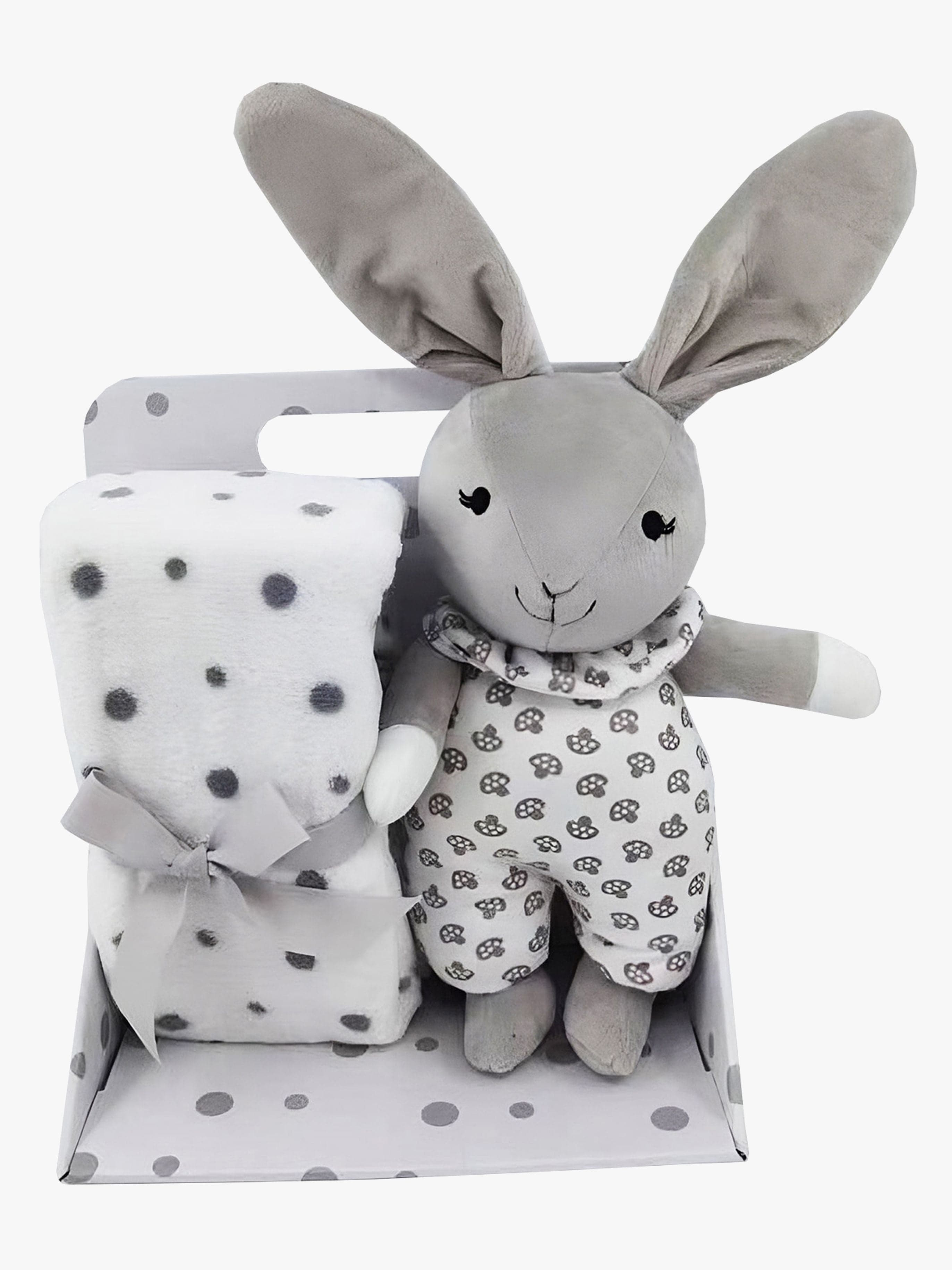 CarloBaby Fleeceviltti Harmaa/Pilkullinen & Pupu