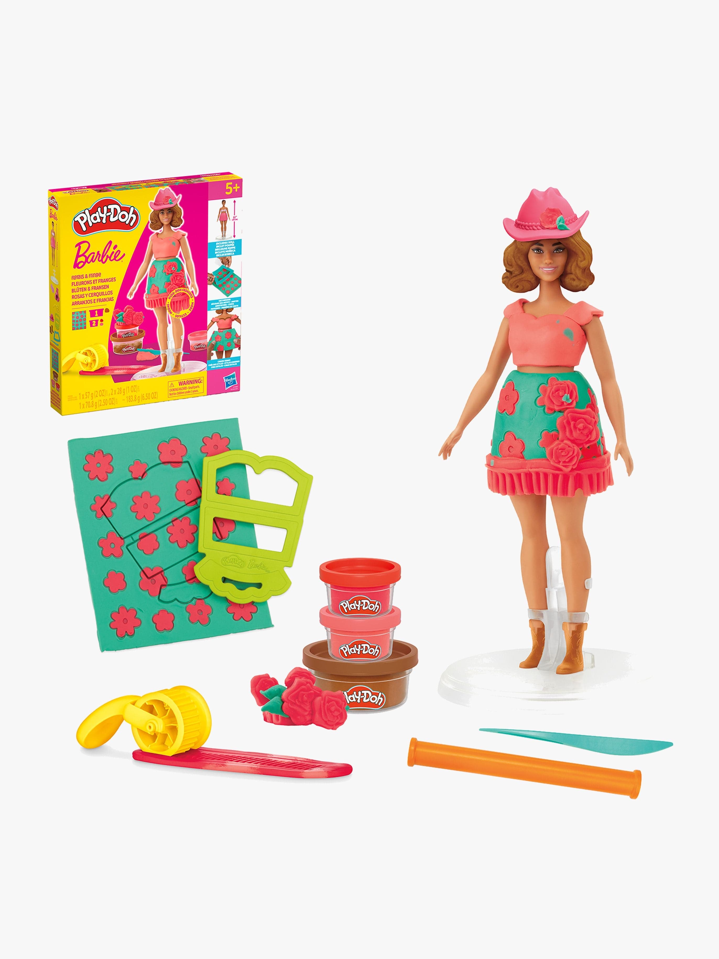 Play-Doh Barbie Muovailuvaha Kukkia Ja Hapsuja