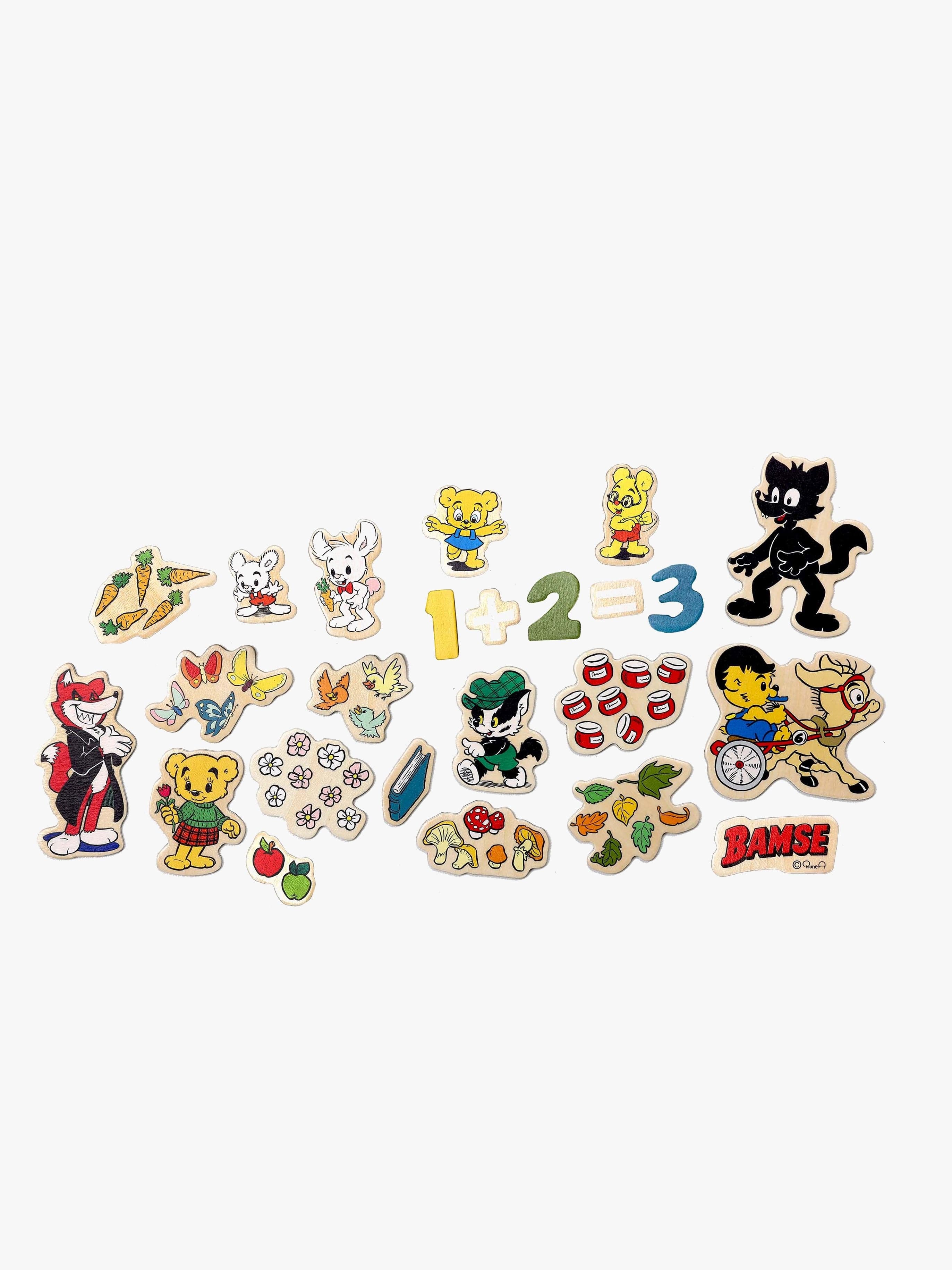 Bamse Magneettinumerot Ja Kuviot