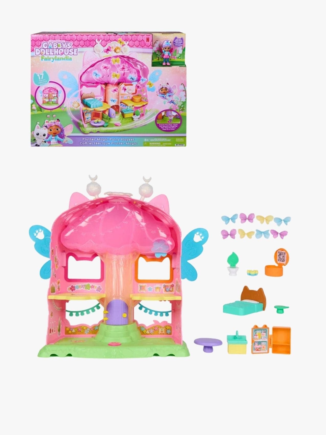 Gabby's Dollhouse Fairylandia Leikkisetti Keijutaika