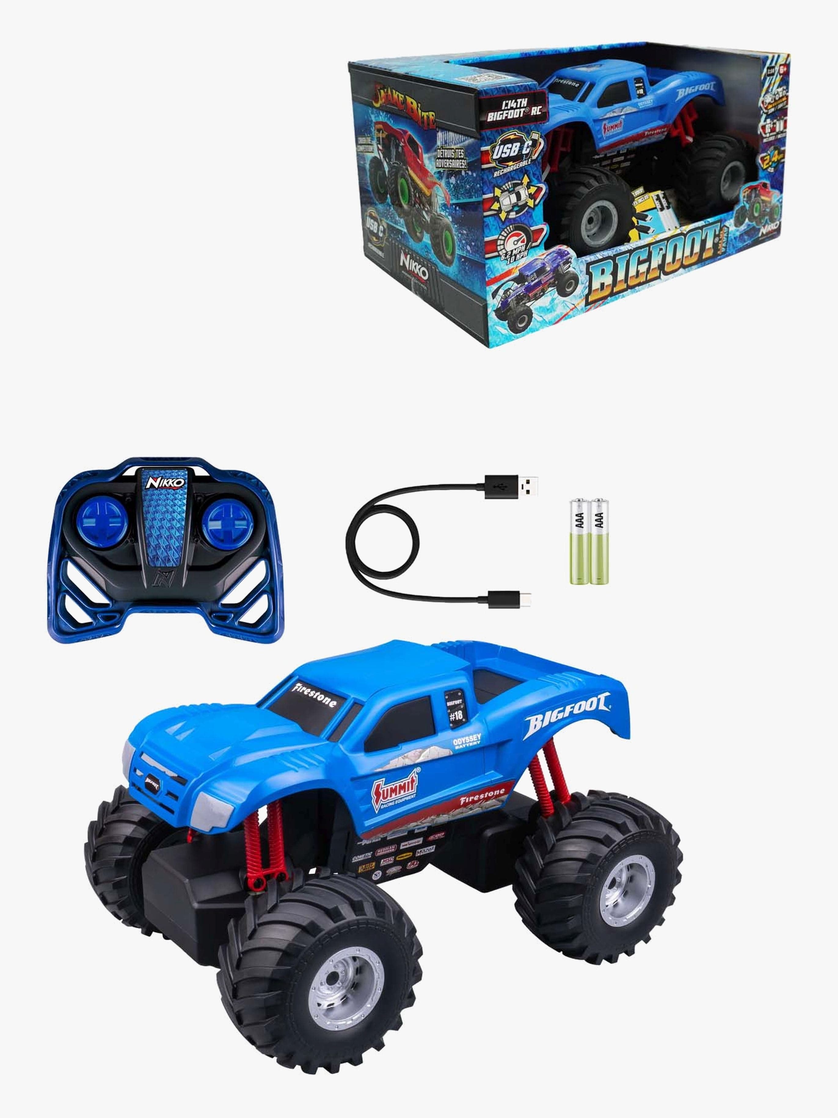 Nikko Kauko-ohjattava Bigfoot Monsteriauto 1:14, Sininen