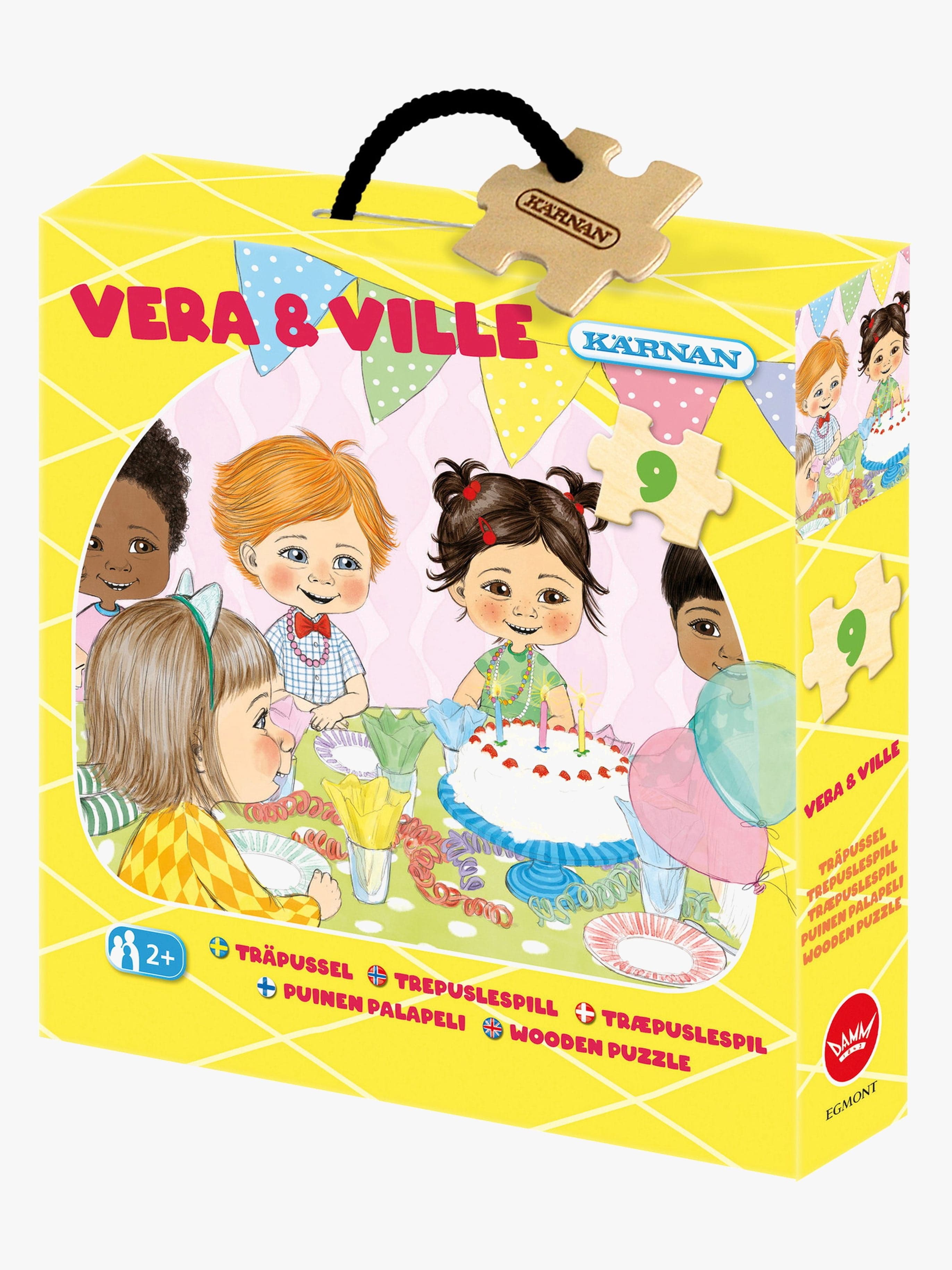 Egmont Kärnan Puinen Palapeli Vera & Ville 9