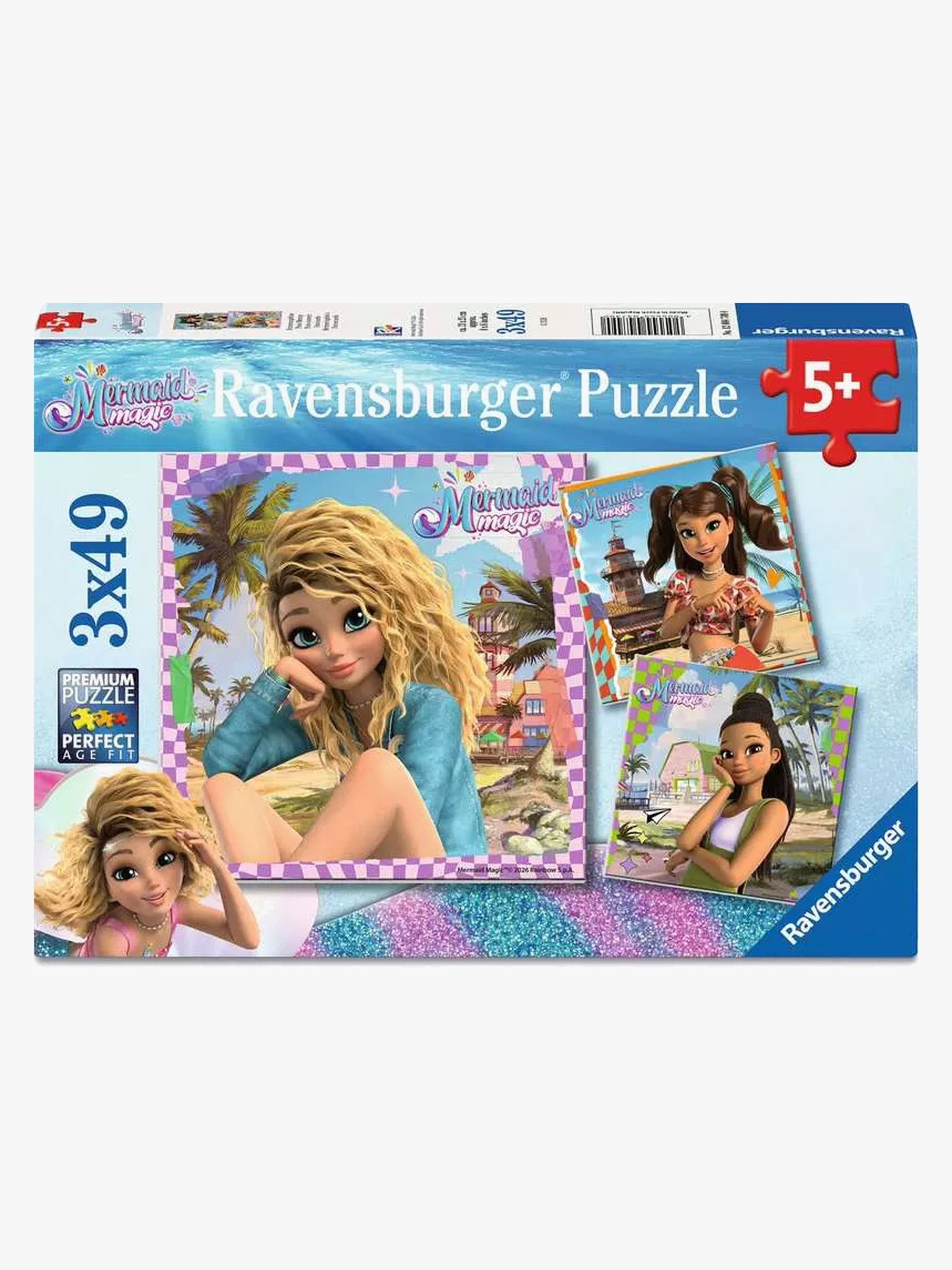 Ravensburger Palapeli Mermaid Magic 3x49 Palaa
