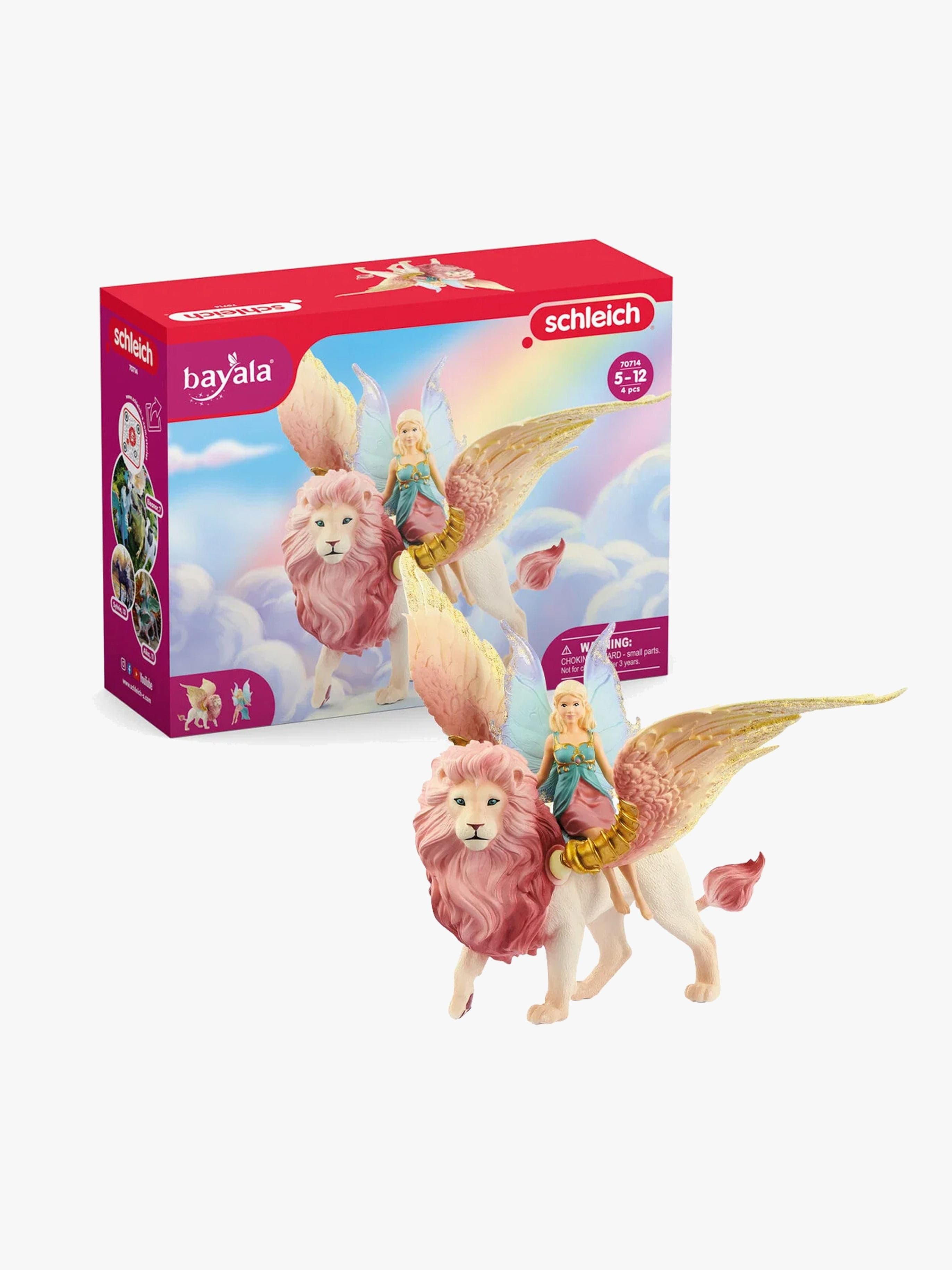 Schleich 70714 Fairy in Flight on Winged Lion Figuurisetti