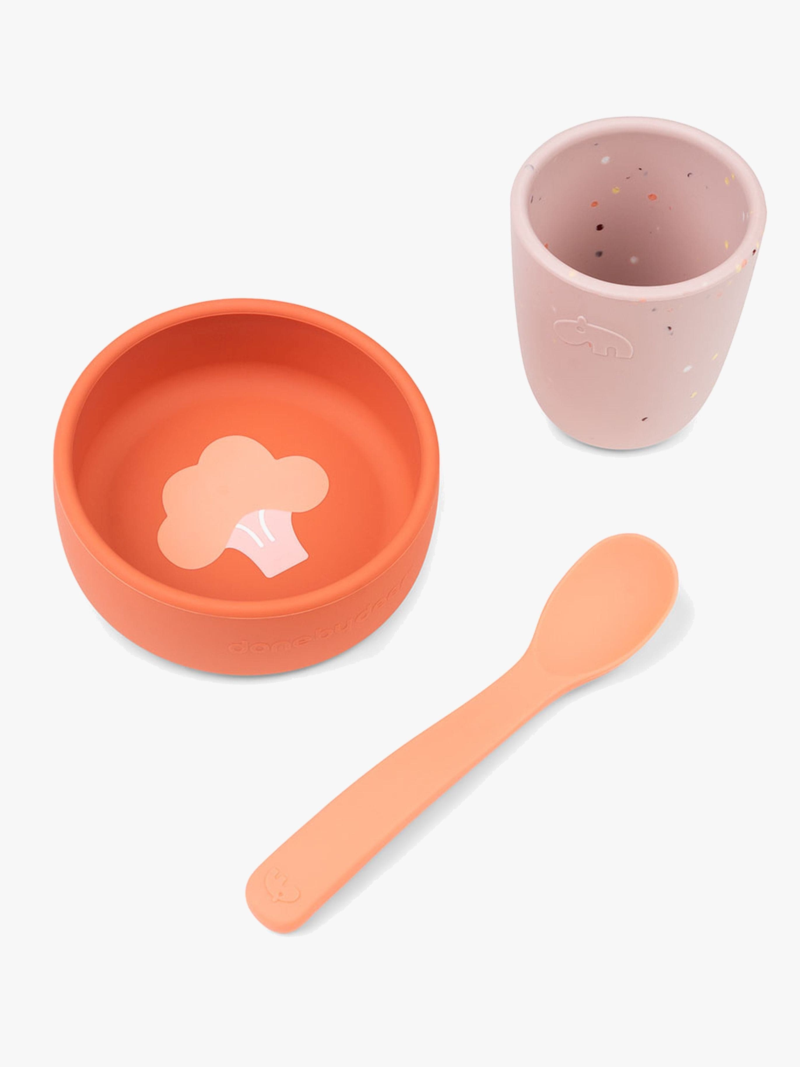 Done By Deer Silikoni Ruokailusetti, Papaya