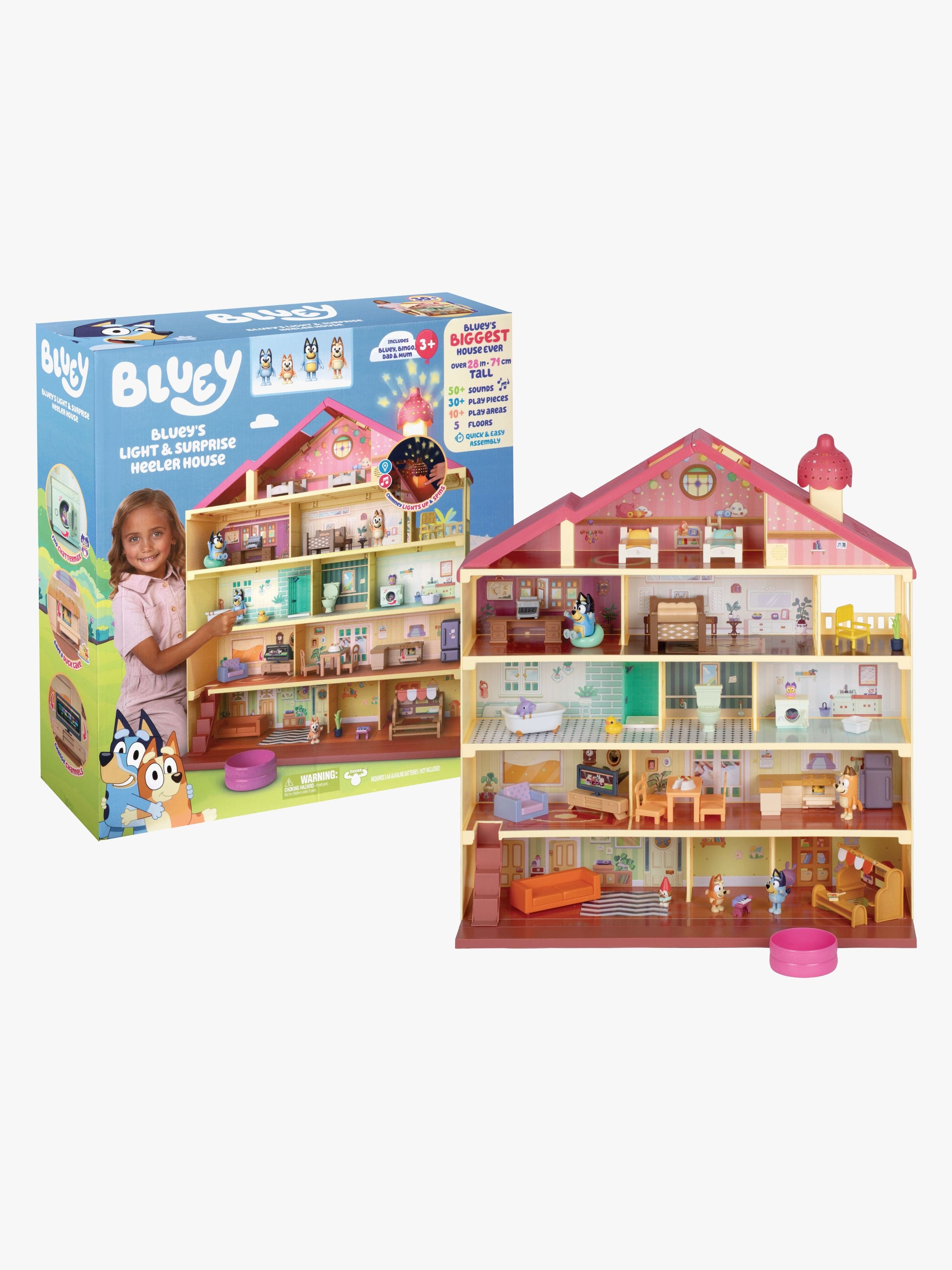 Bluey Leikkisetti Deluxe Surprise Home