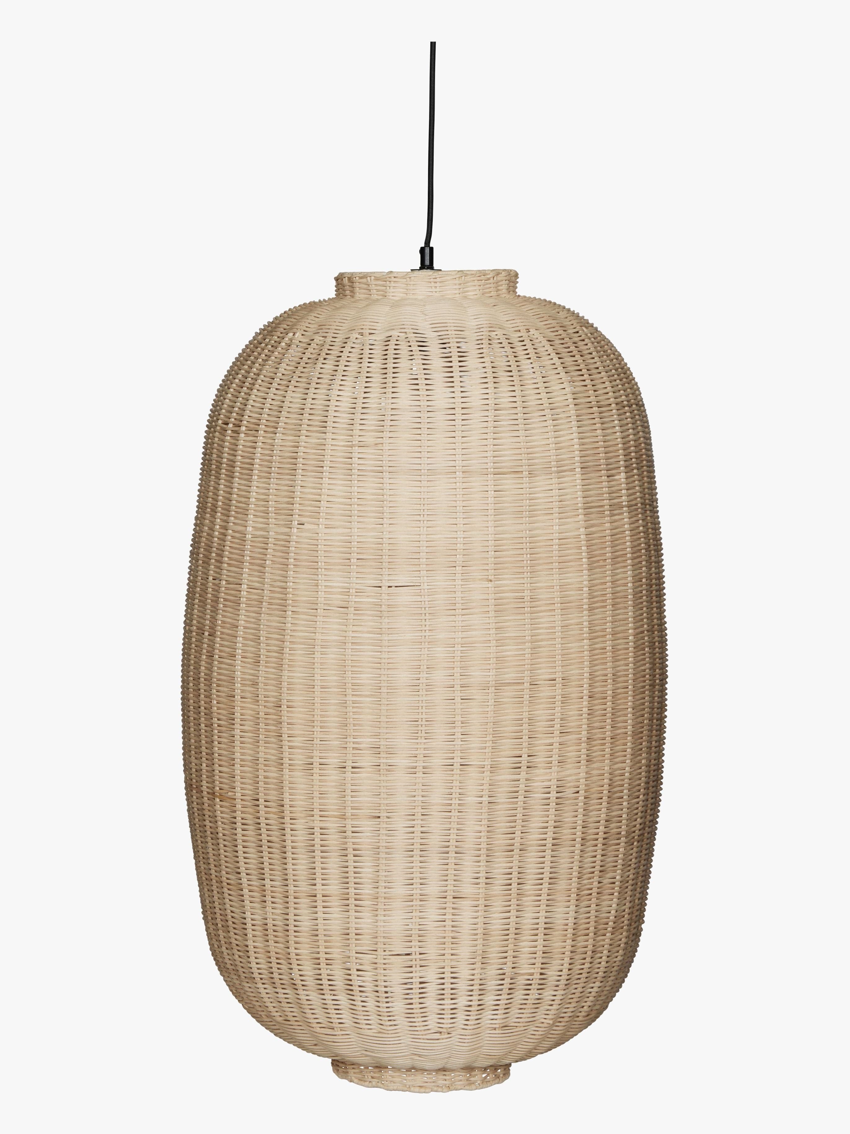 Hübsch Kattovalaisin Chand pendant Oval, Natural