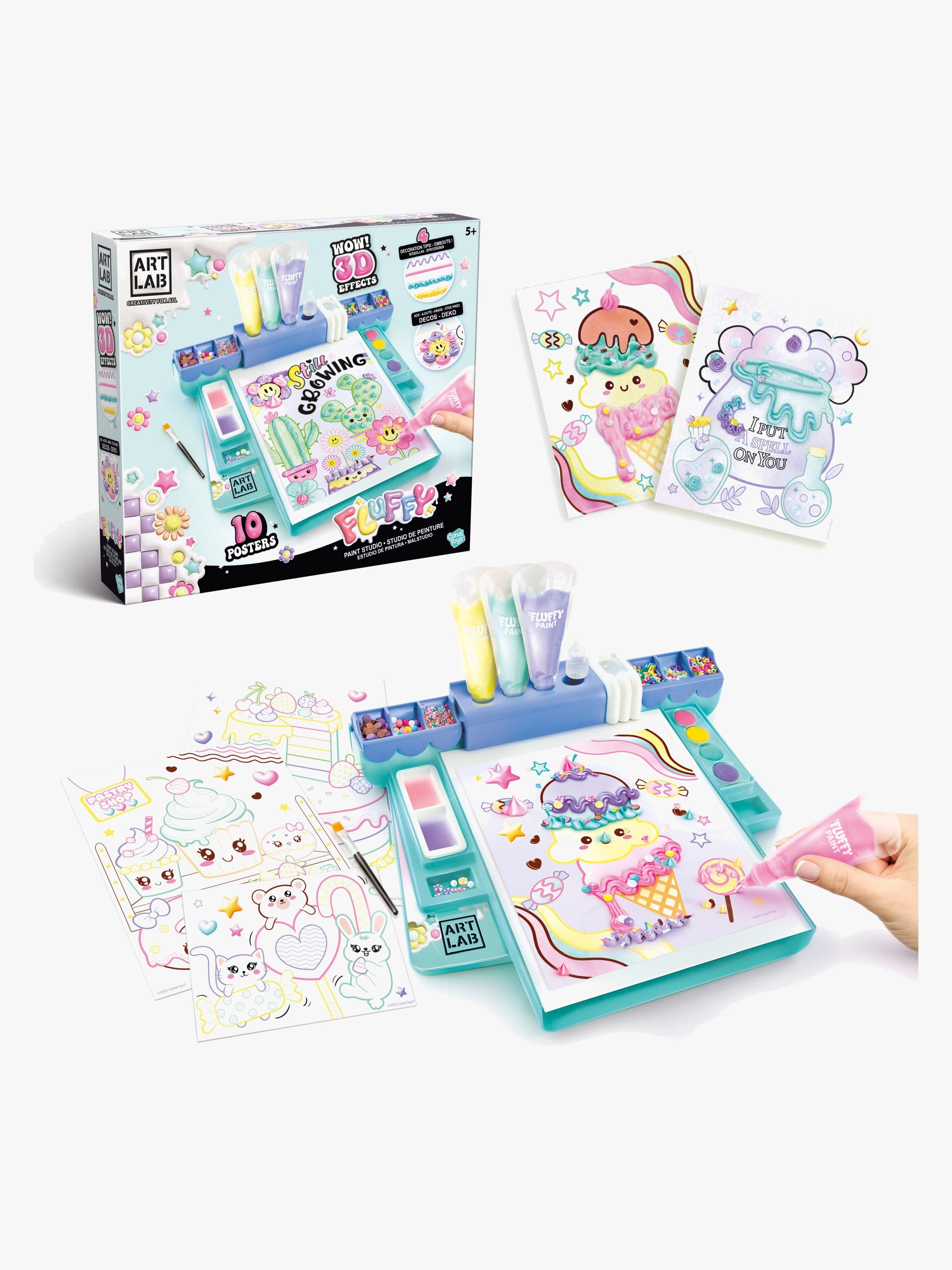 Art Lab Askartelusetti Fluffy Paint Studio