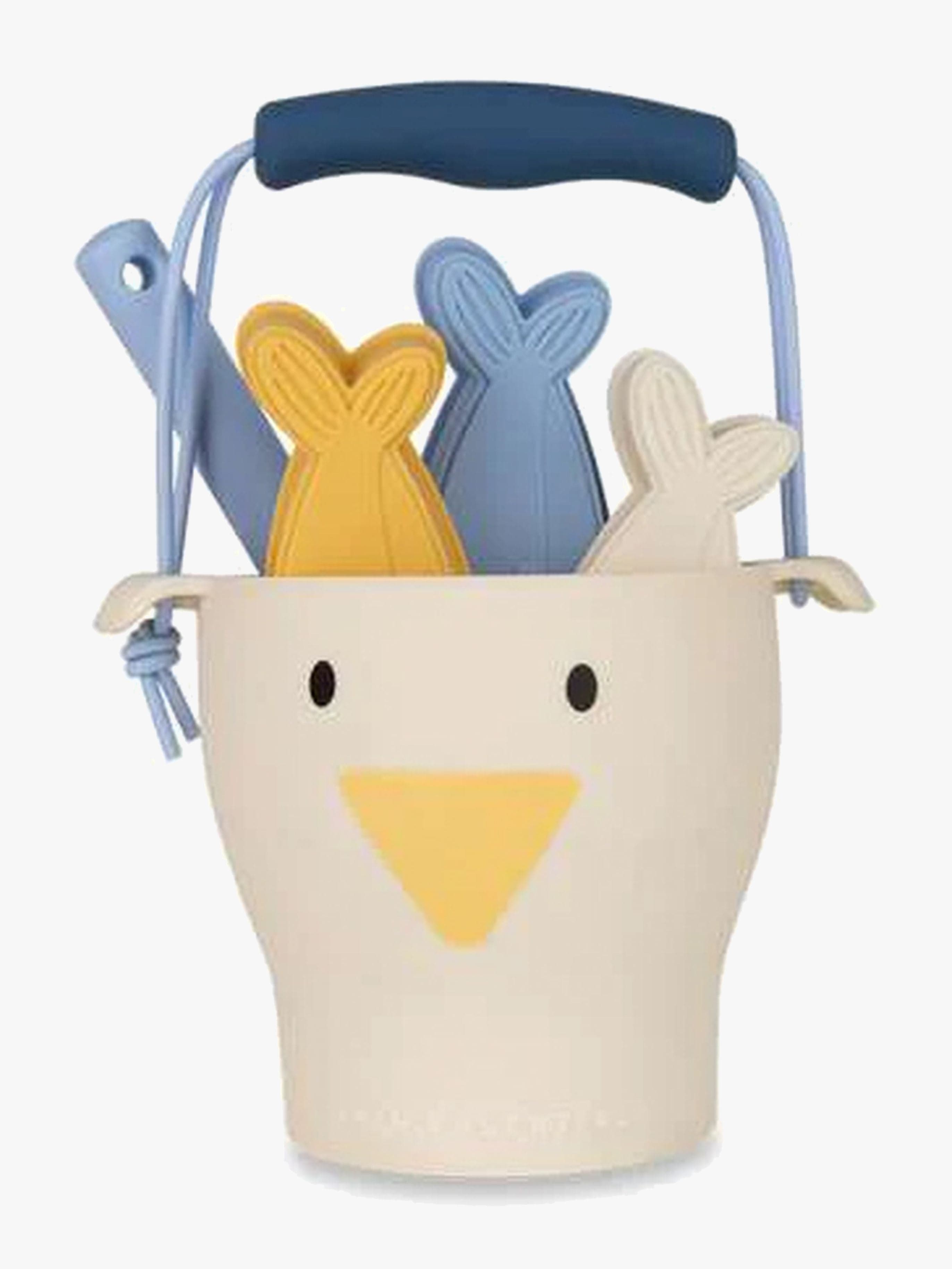 Swim Essentials Sunny Seagull Rantasetti 5 Osaa Silikoni, White