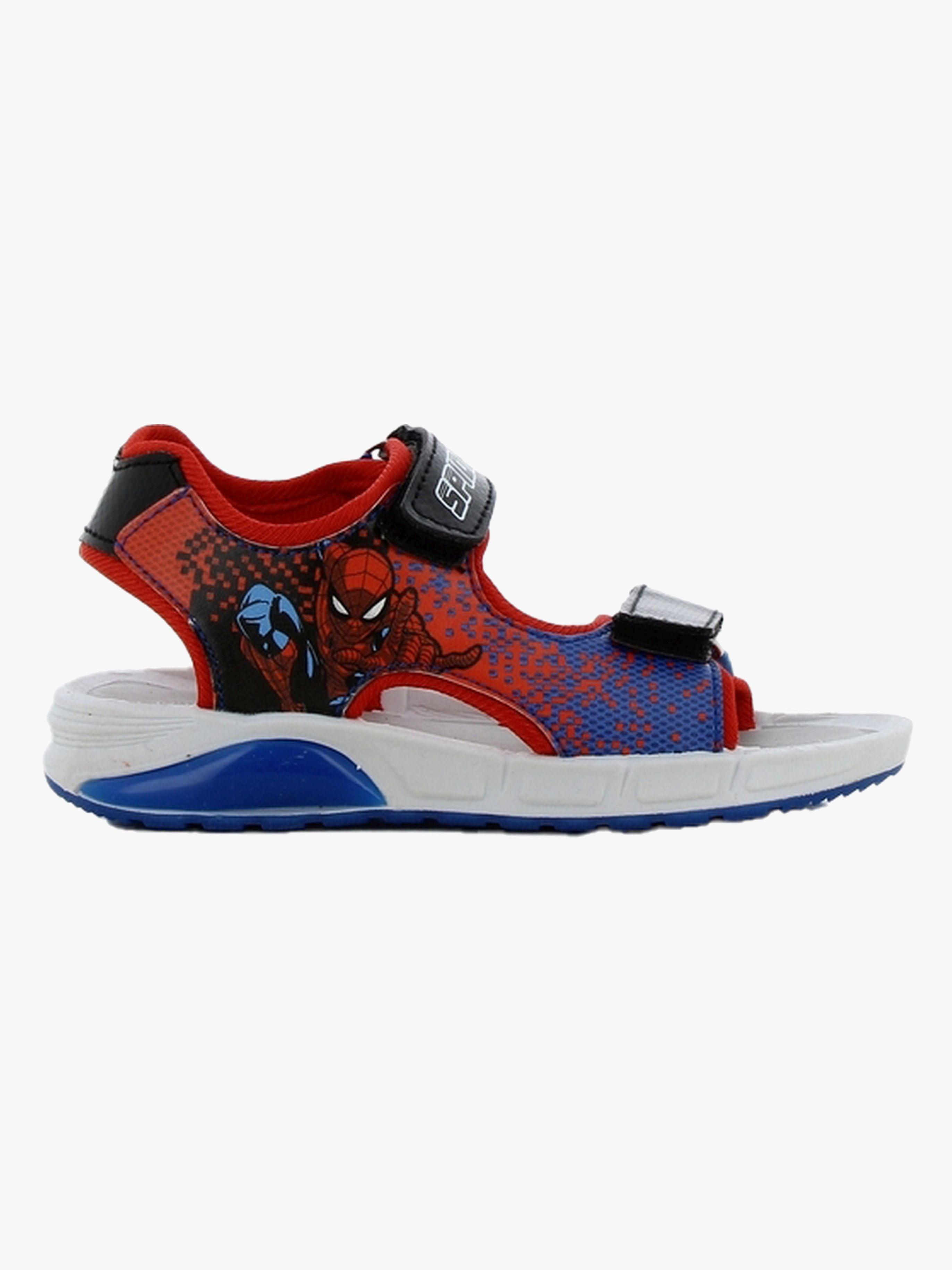 Marvel Spider-Man Vilkkuvat Sandaalit, Cobalt Blue/Red, 32