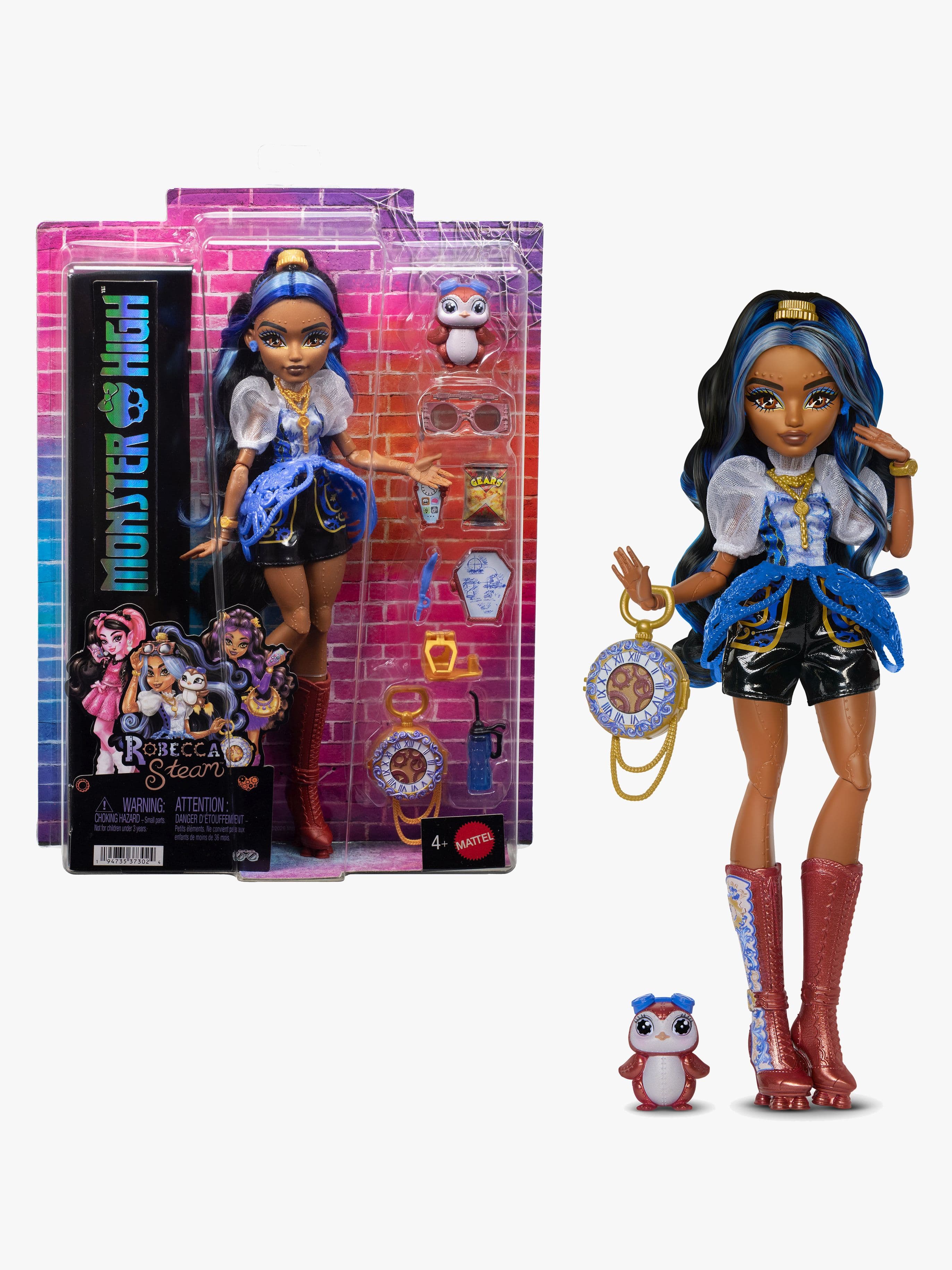 Monster High Nukke Robecka Steam & Captain Penny