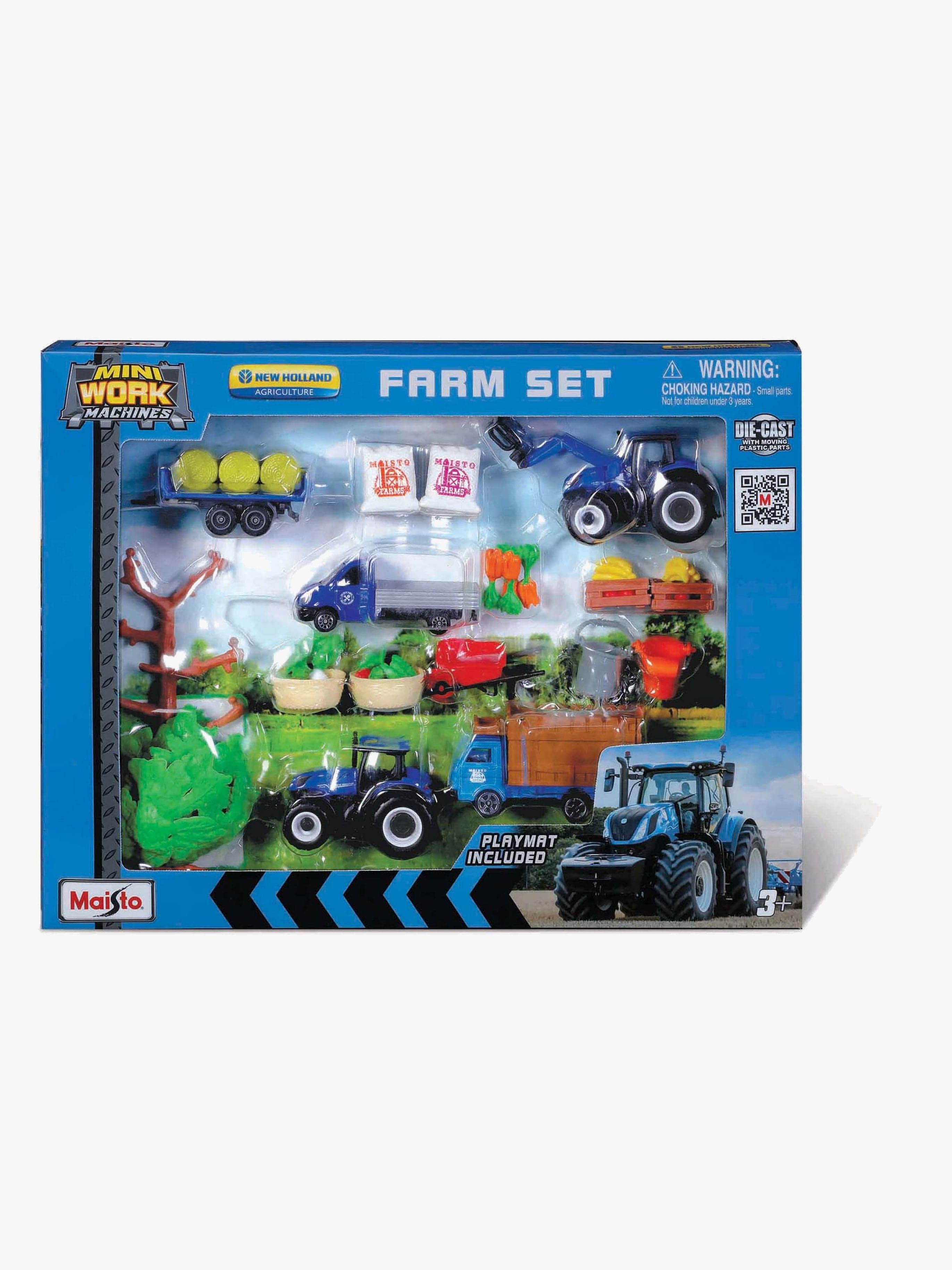 Maisto Mini Working Machines Leikkisetti Super Farm New Holland
