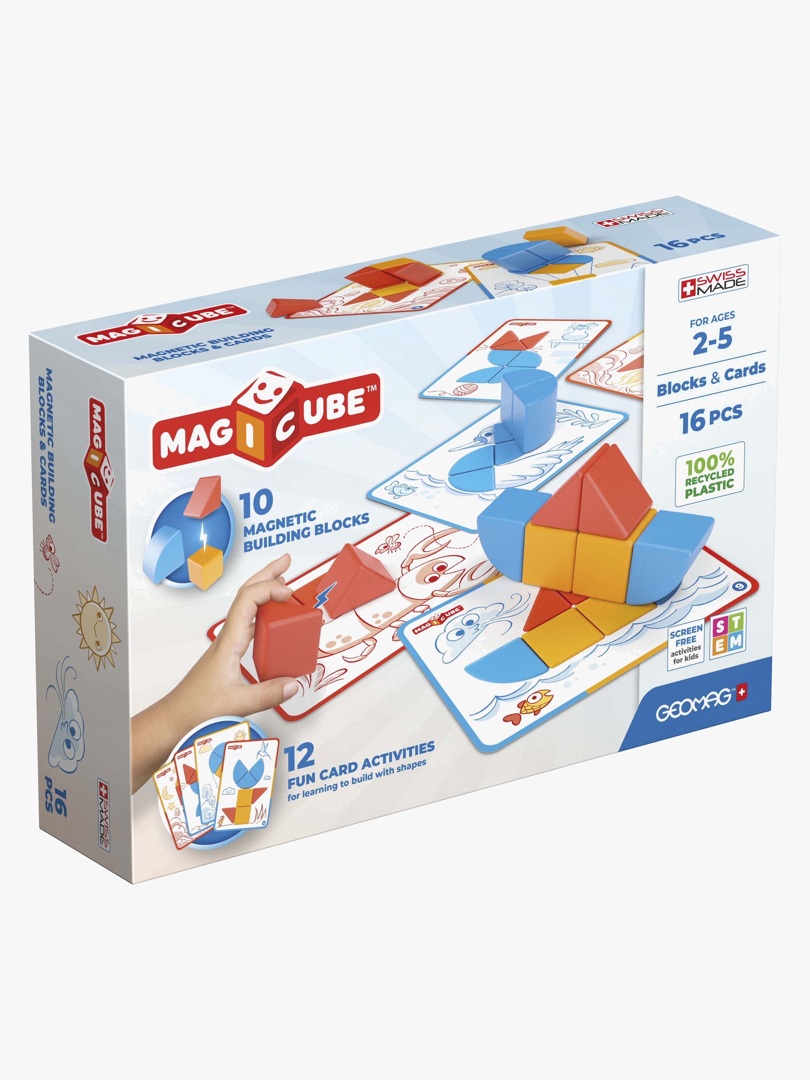 Geomag Magicube Palikat Ja Kortitit 16 Osaa