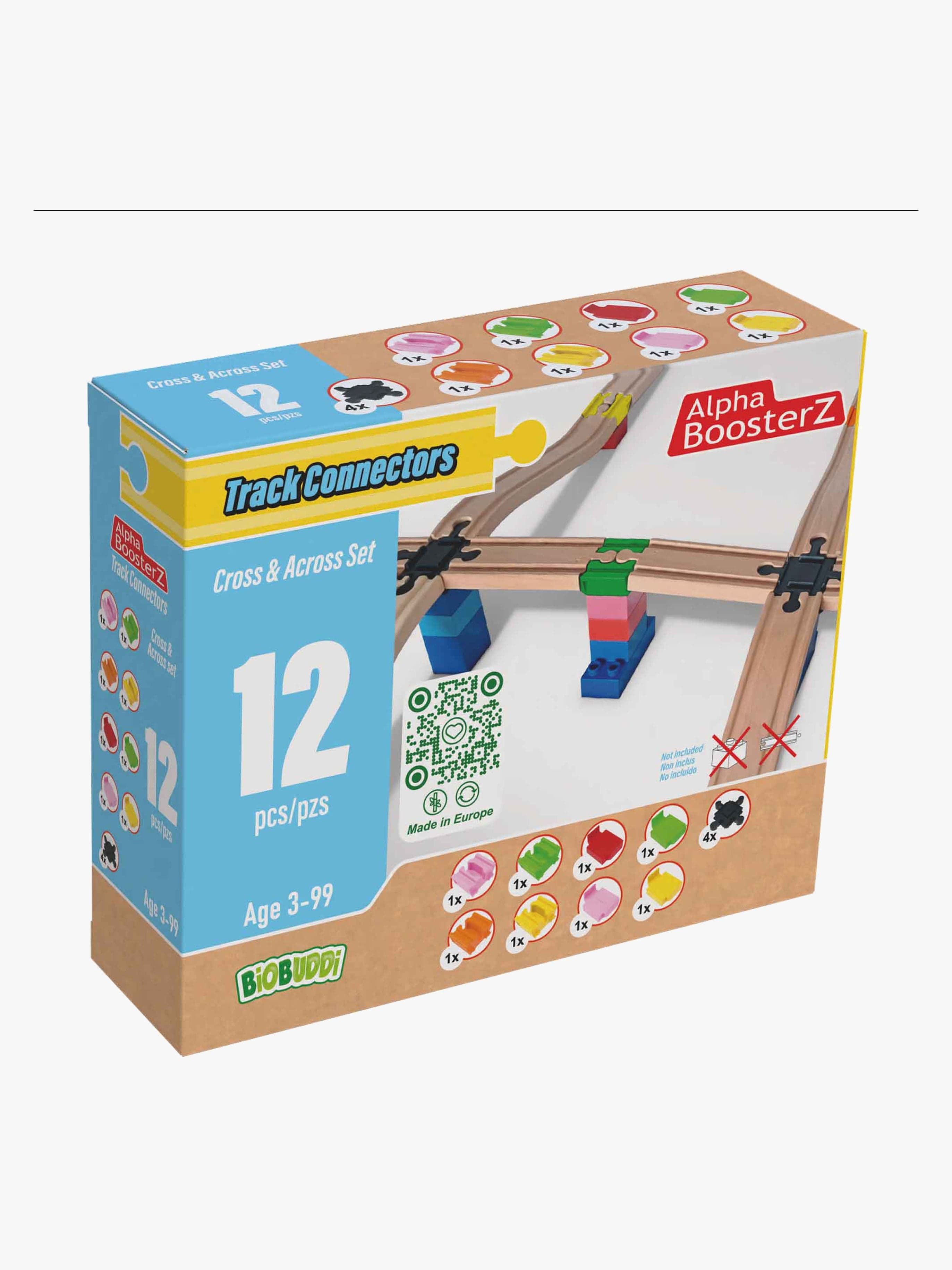 Alpha BoosterZ Track Connectors Cross & Across Rakennussarja 12
