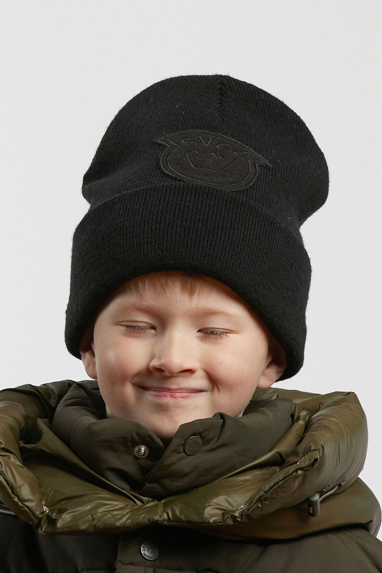 Svea Big Felt Badge Pipo, Black