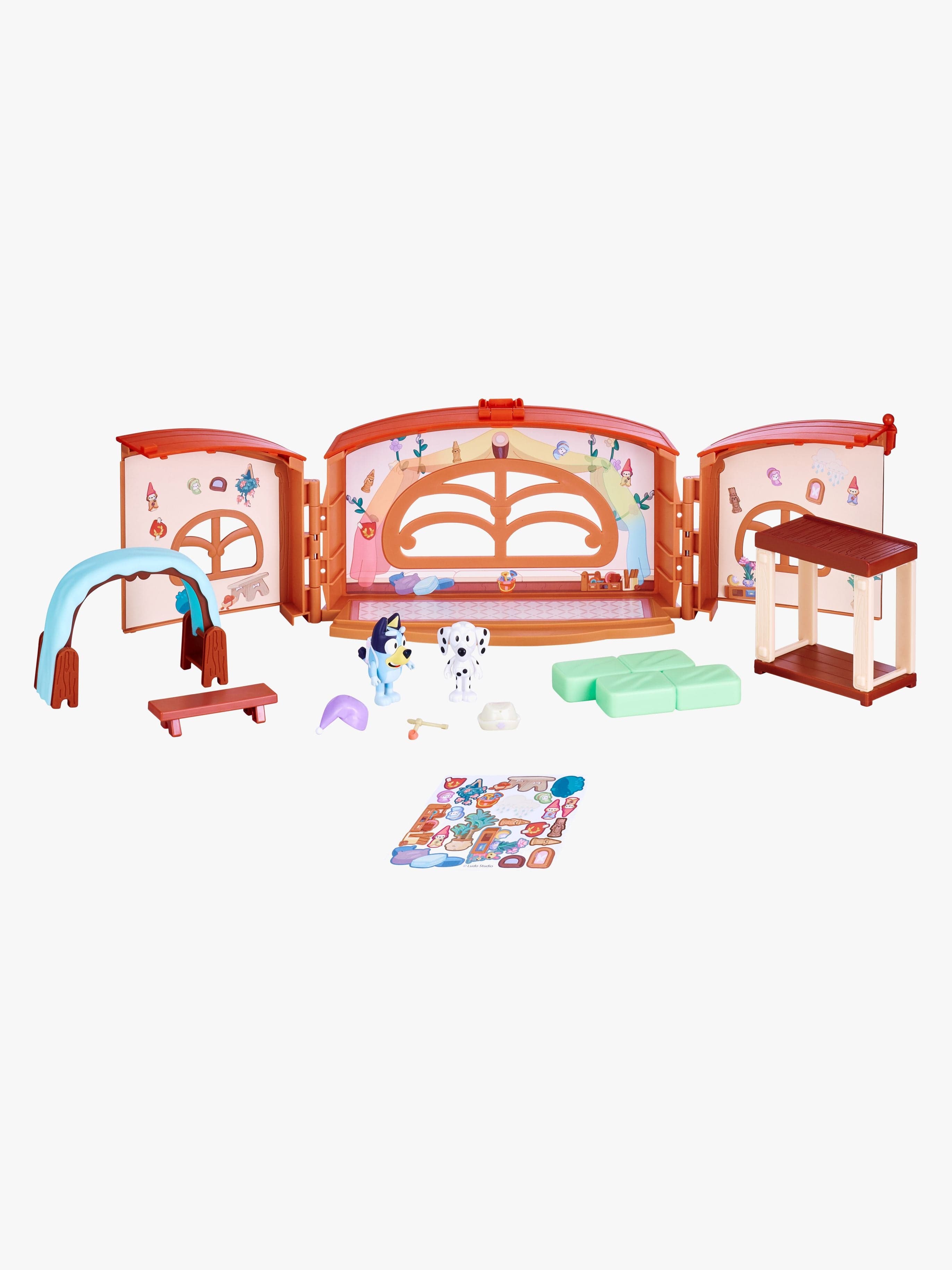 Bluey School Friends Leikkisetti Koulu + Figuurit