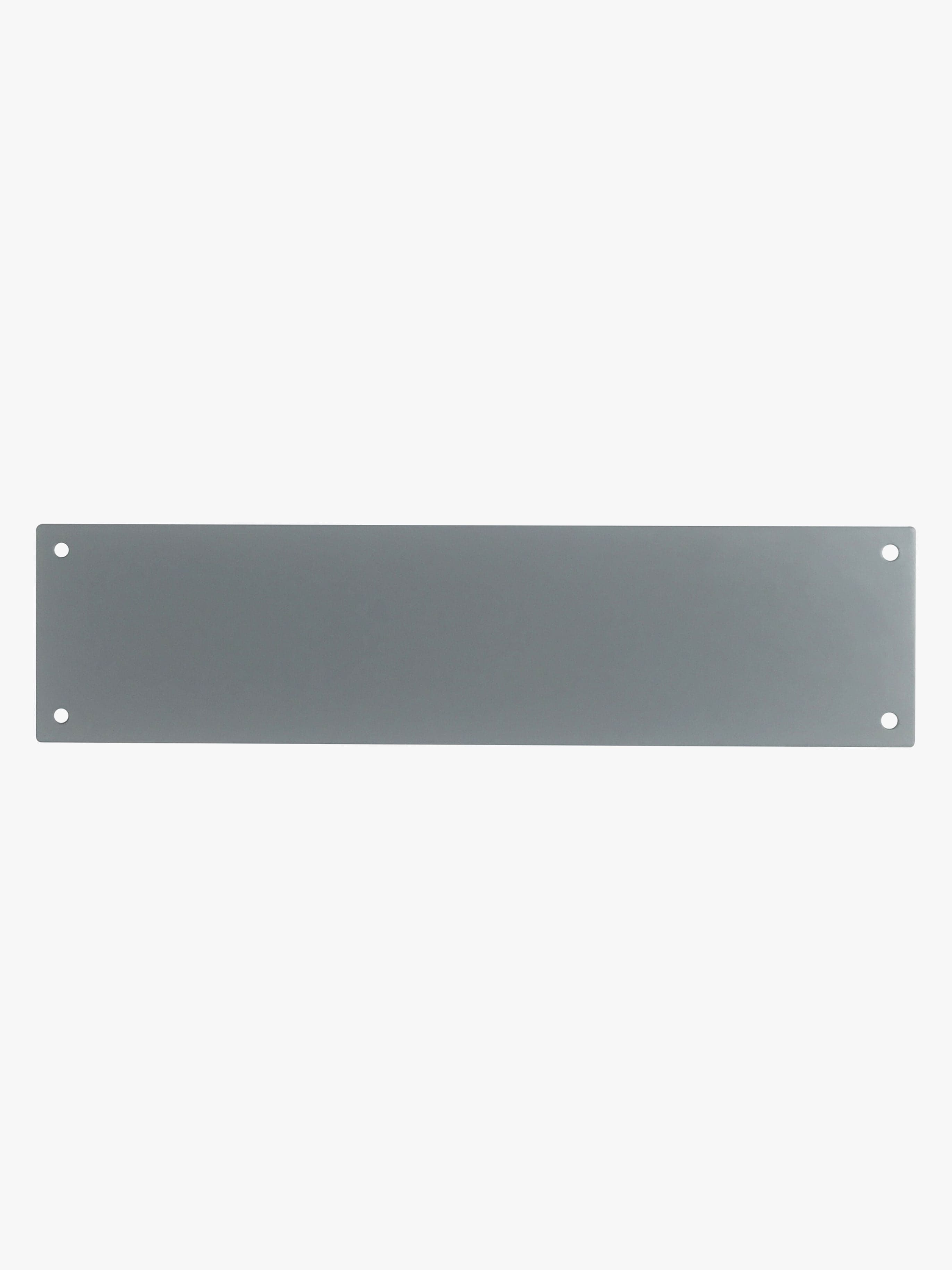 Design Letters Mounting Plate for Architect Letters/Numbers 70 x 280mm, Grey