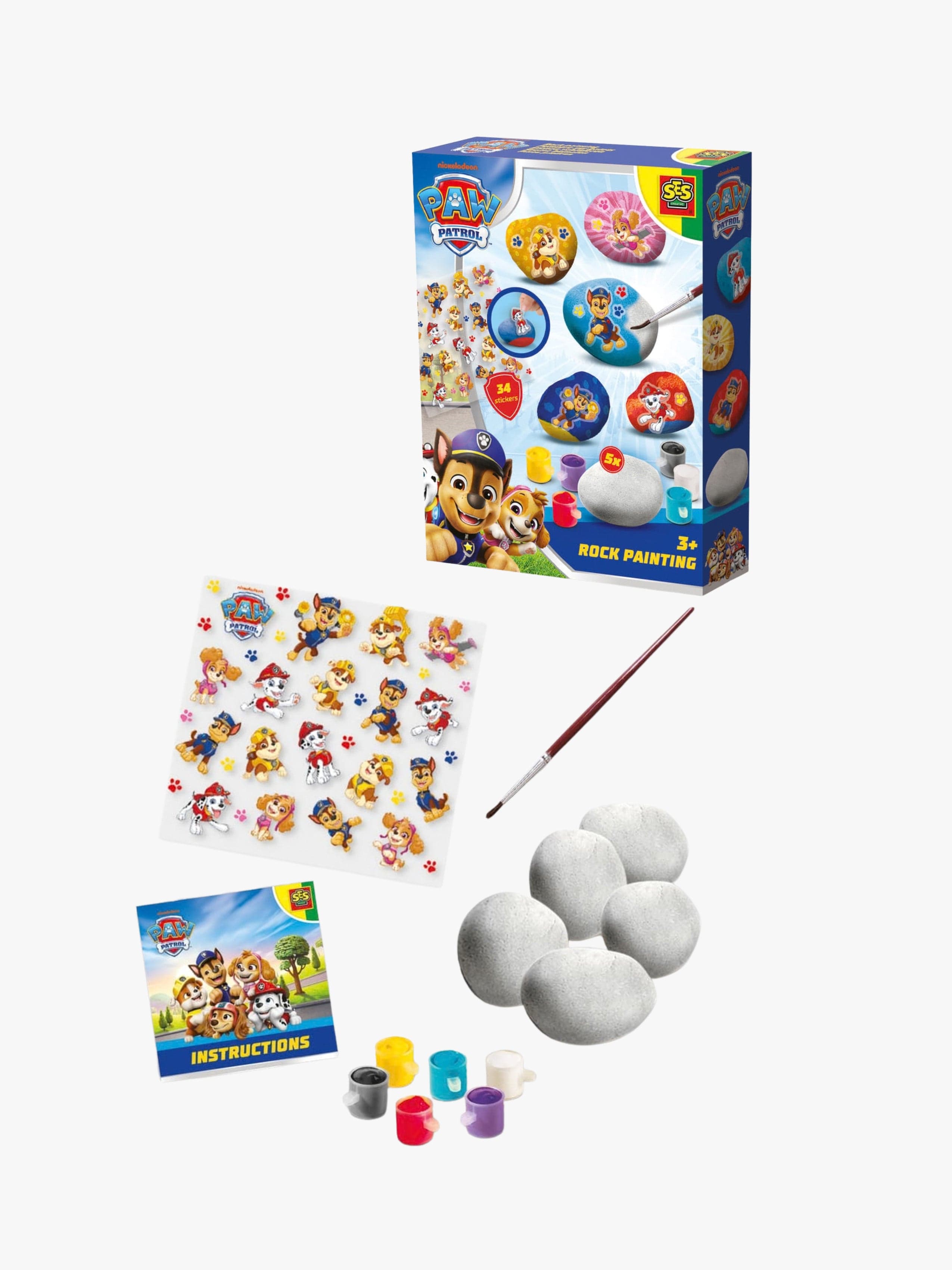 SES Creative Paw Patrol Askartelusetti Kivimaalaus