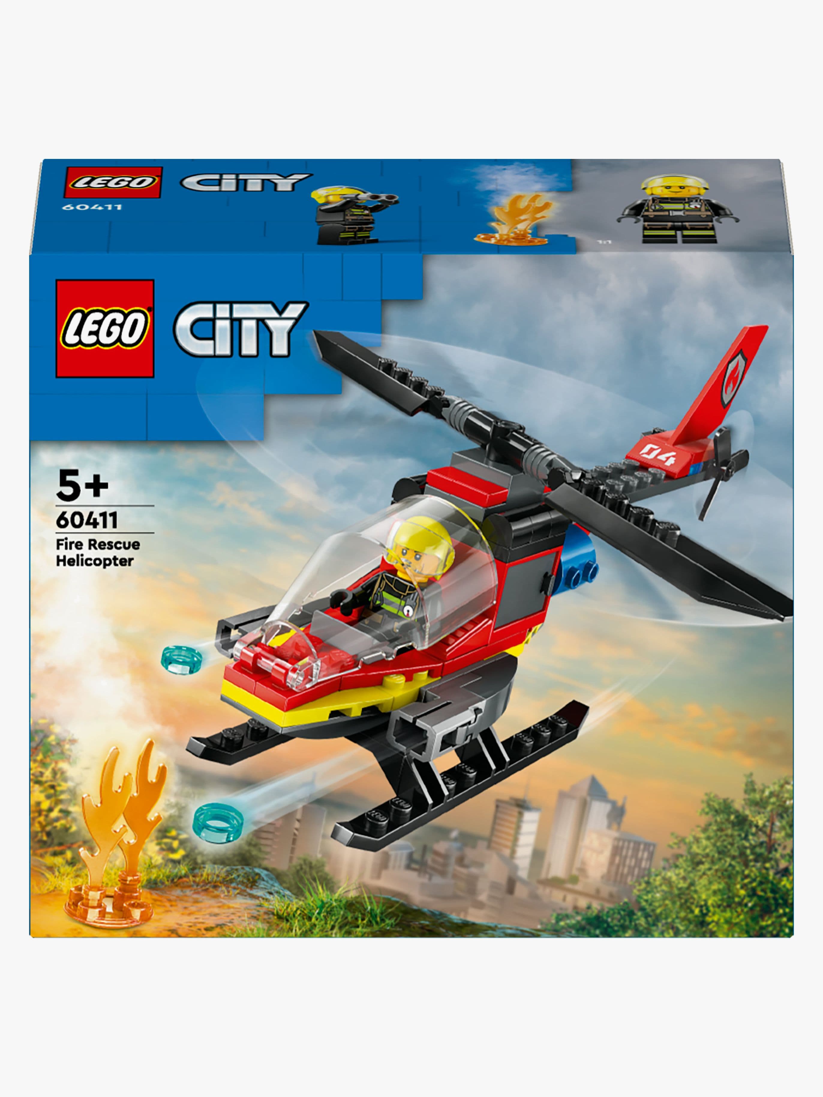 LEGO City 60411 Palokunnan pelastushelikopteri