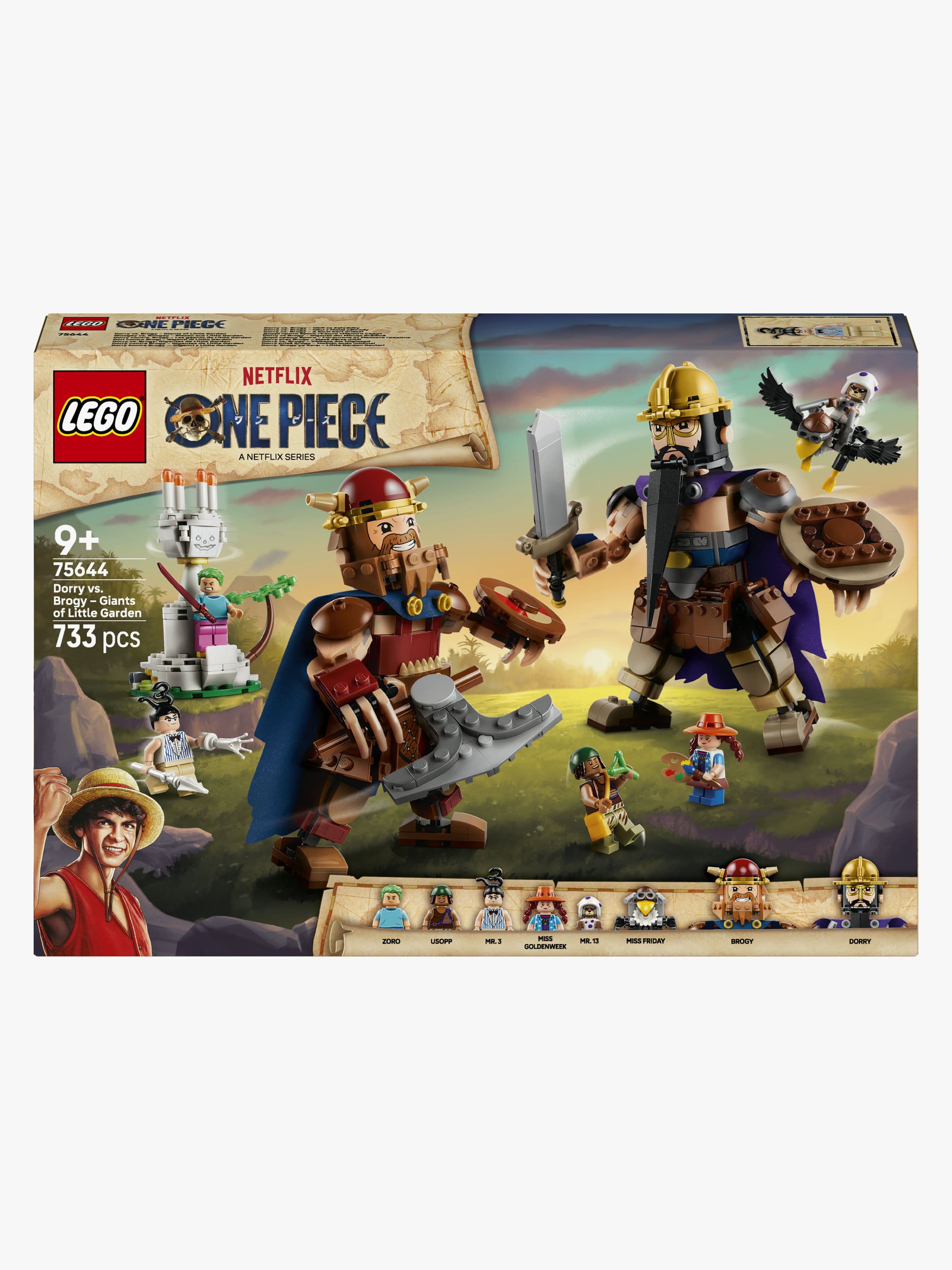 LEGO ONE PIECE 75644 Dorry vastaan Brogy – Little Gardenin jättiläiset