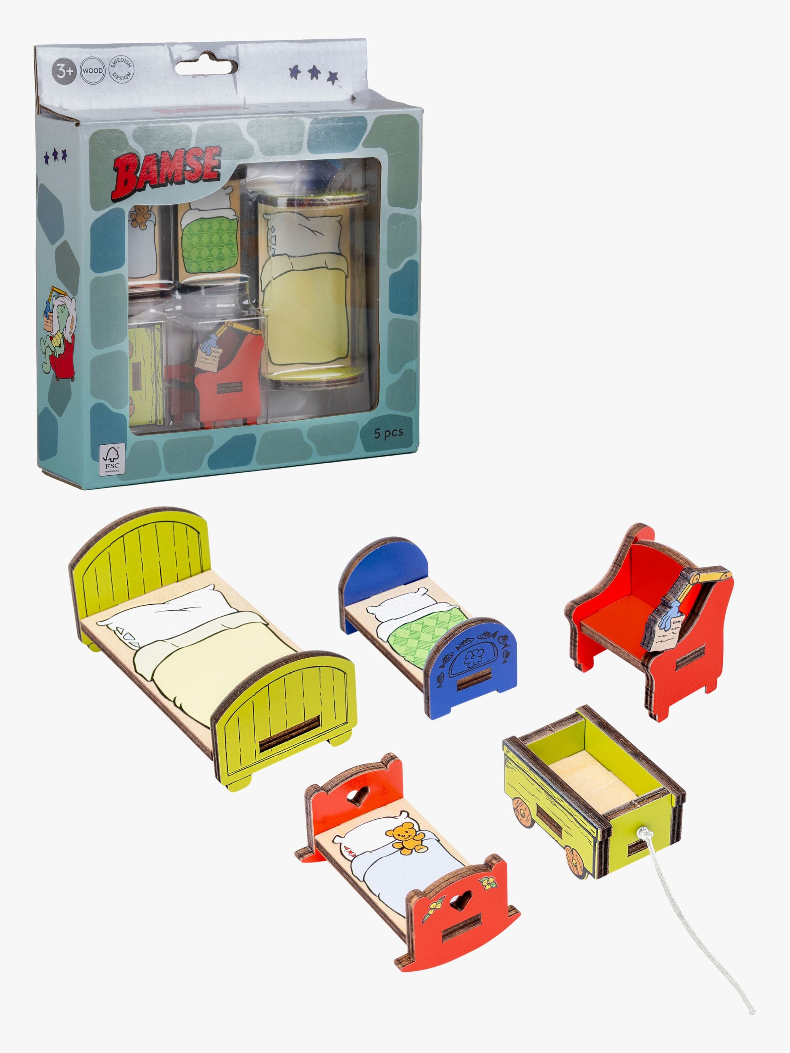Bamse Nukkekodin Kalusteet Makuuhuone