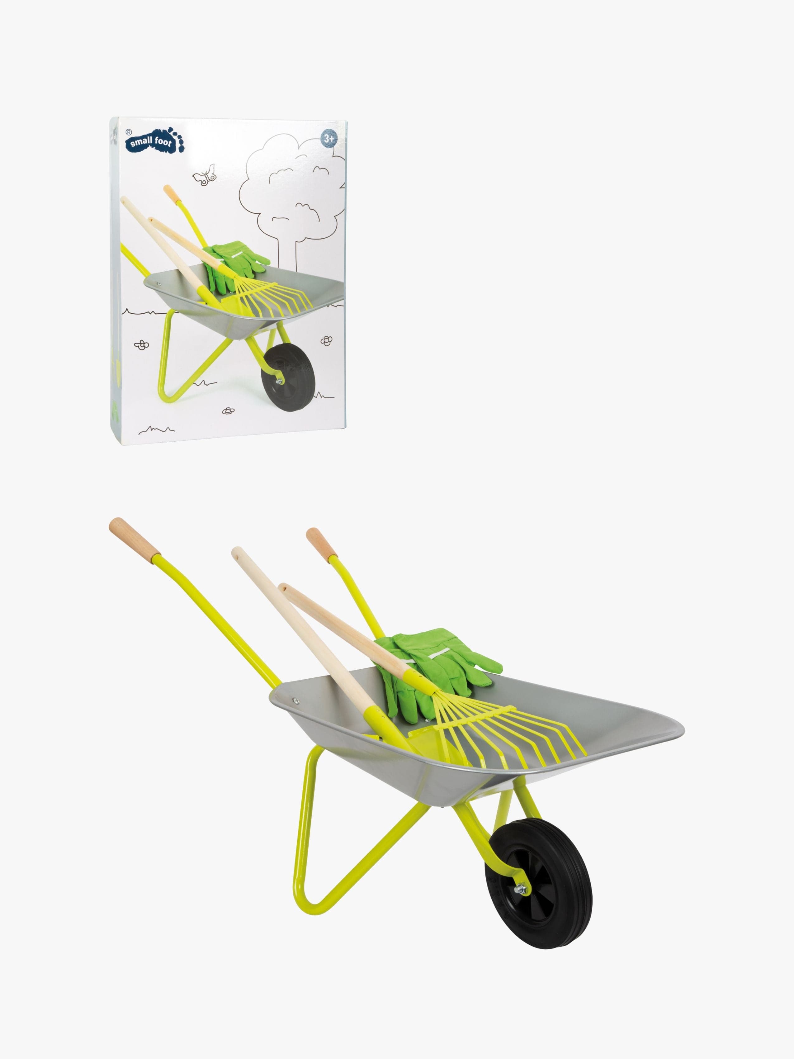 Small Foot Kottikärryt + Puutarhatyökalut