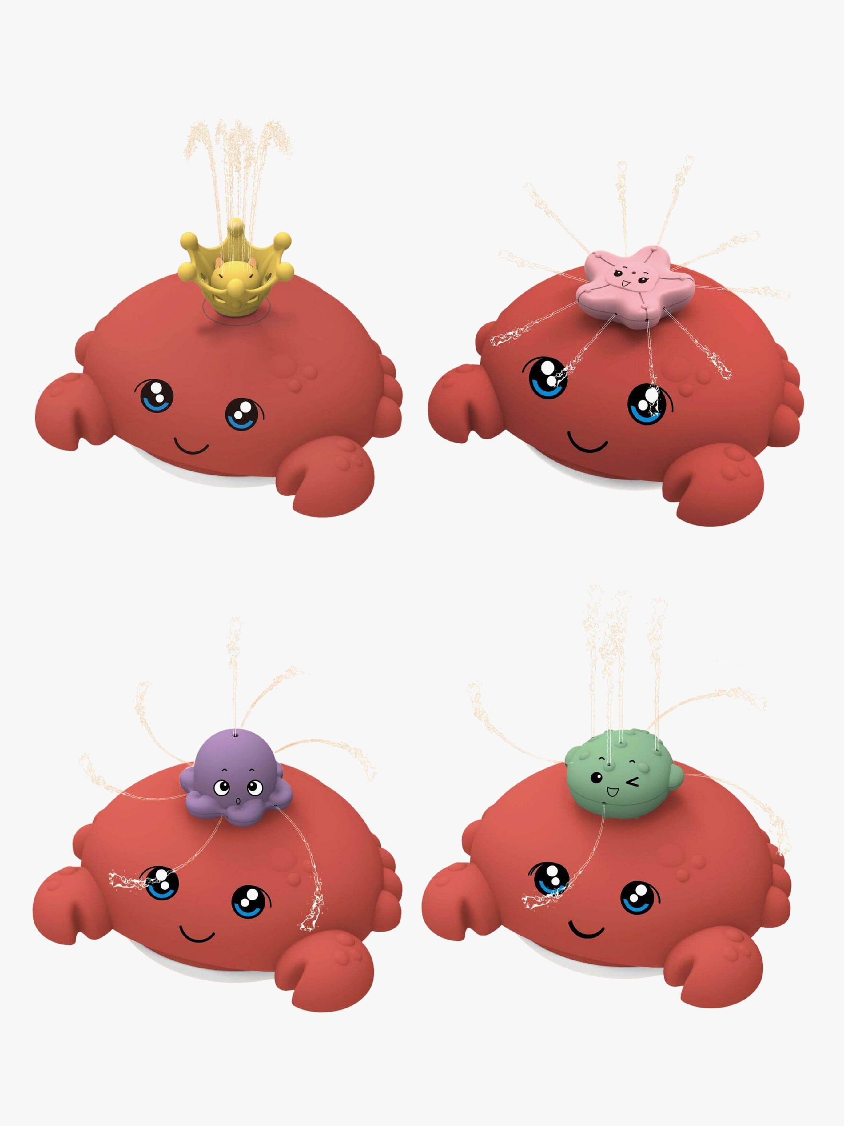 CarloBaby Vettä Suihkuttava Rapu Kylpylelu + Valo