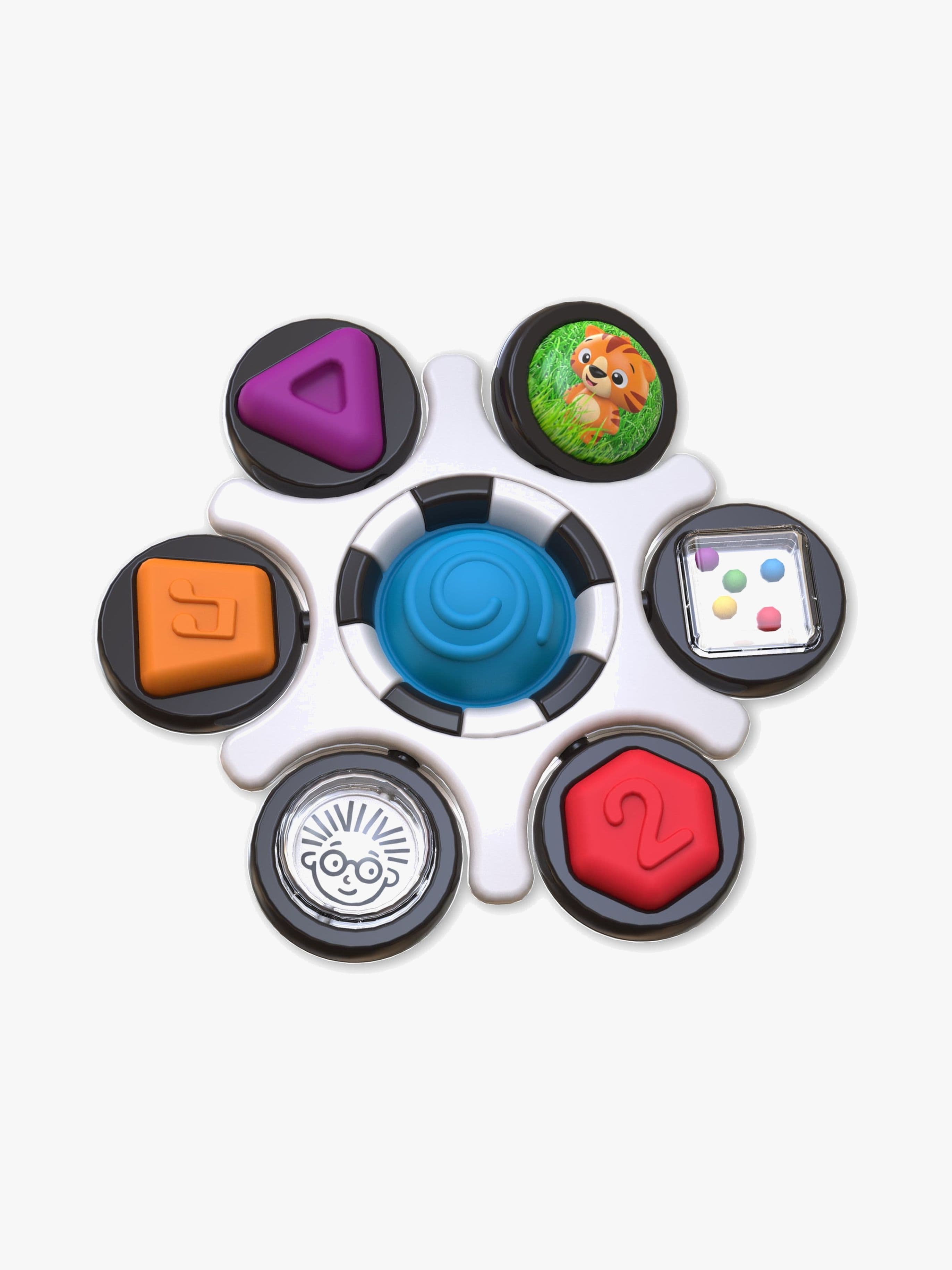 Baby Einstein Curiosity Clutch™ Aktivointilelu, Valkoinen