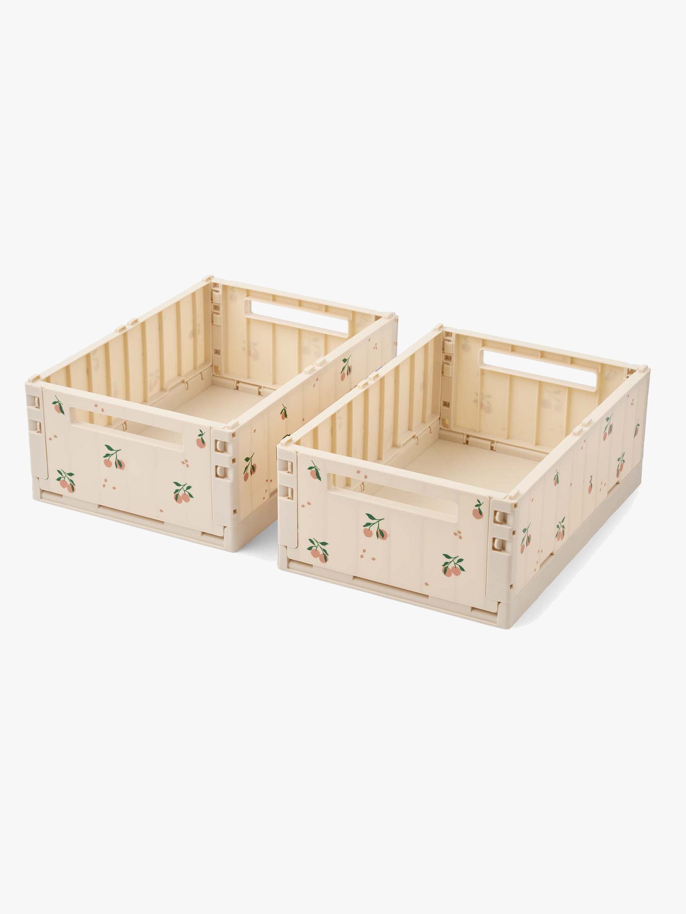 LIEWOOD Weston Säilytyslaatikot M 2-pack, Peach/Sea Shell