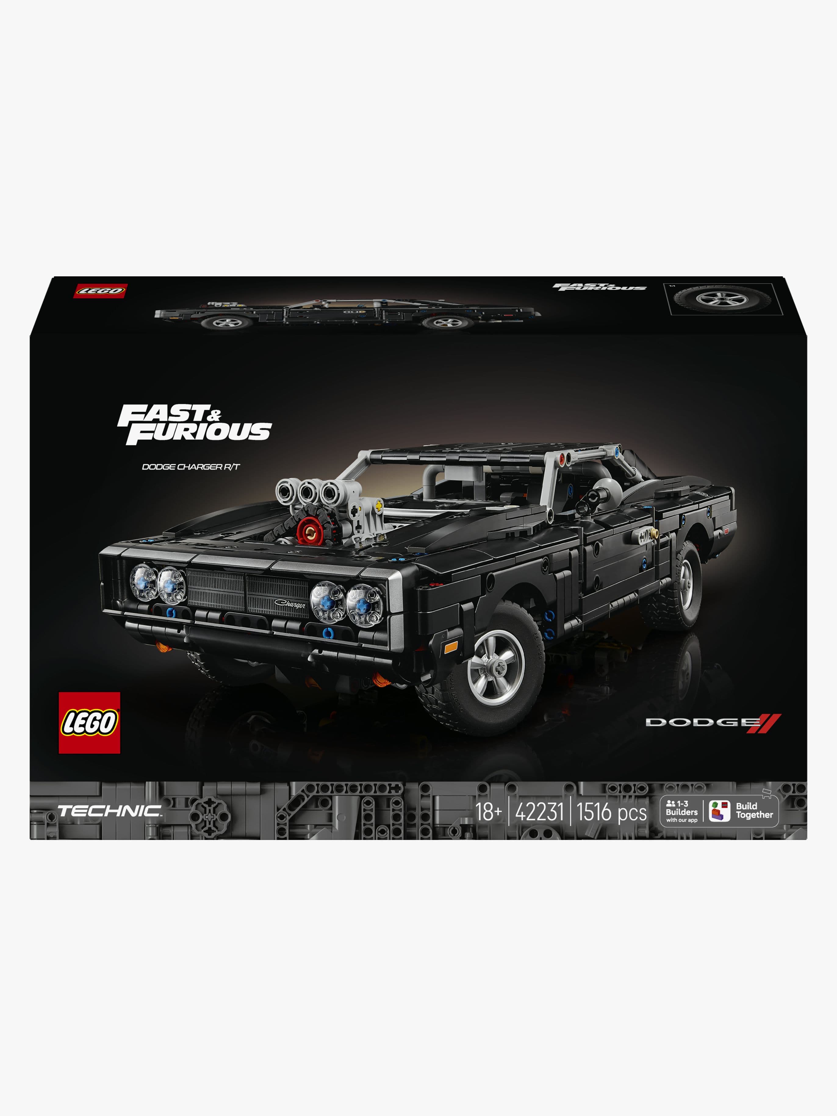 LEGO Technic 42231 Fast and Furious Dodge Charger R/T ‑auto